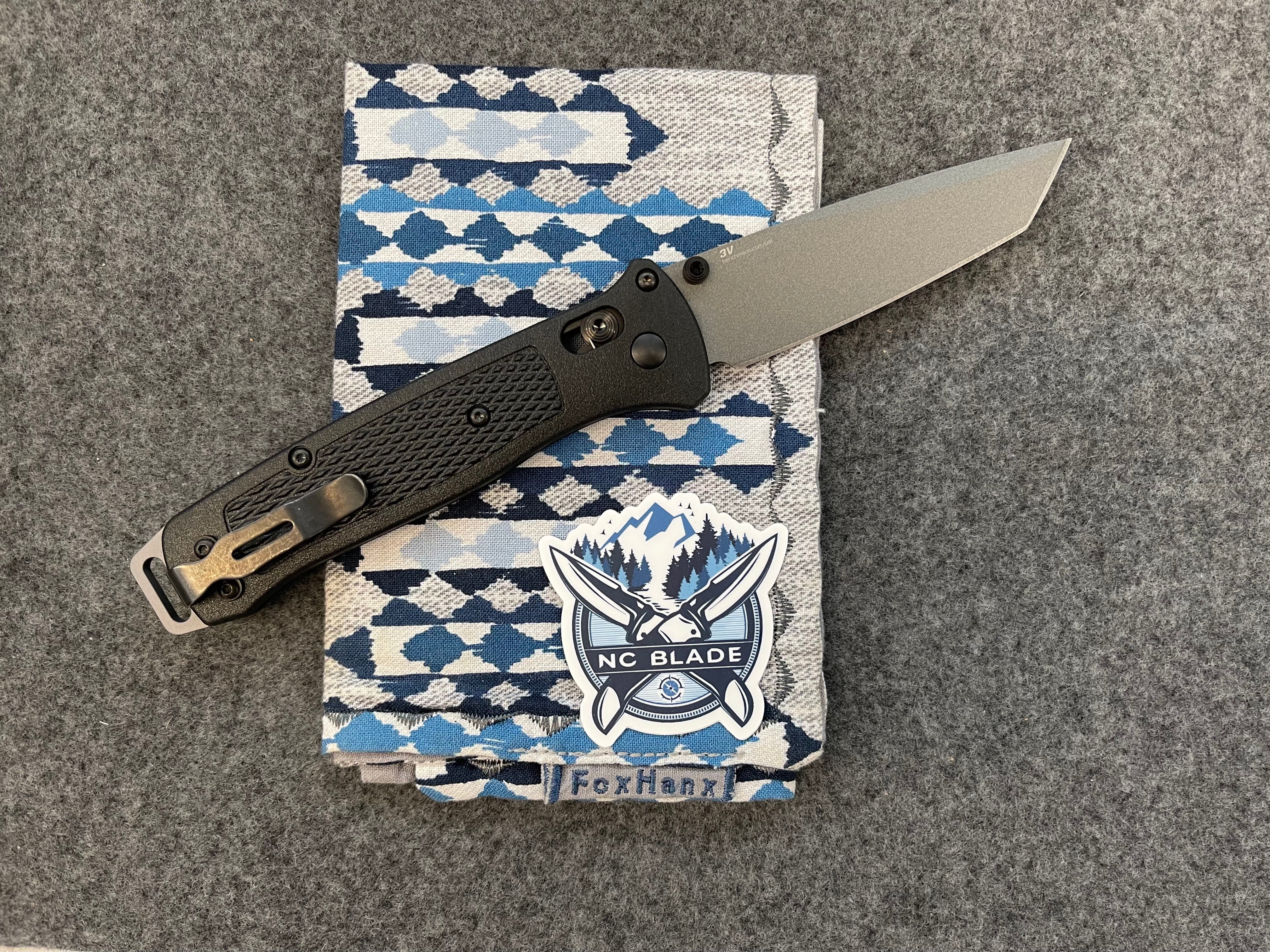 Benchmade Bailout Balck Grivory & 3V 537GY