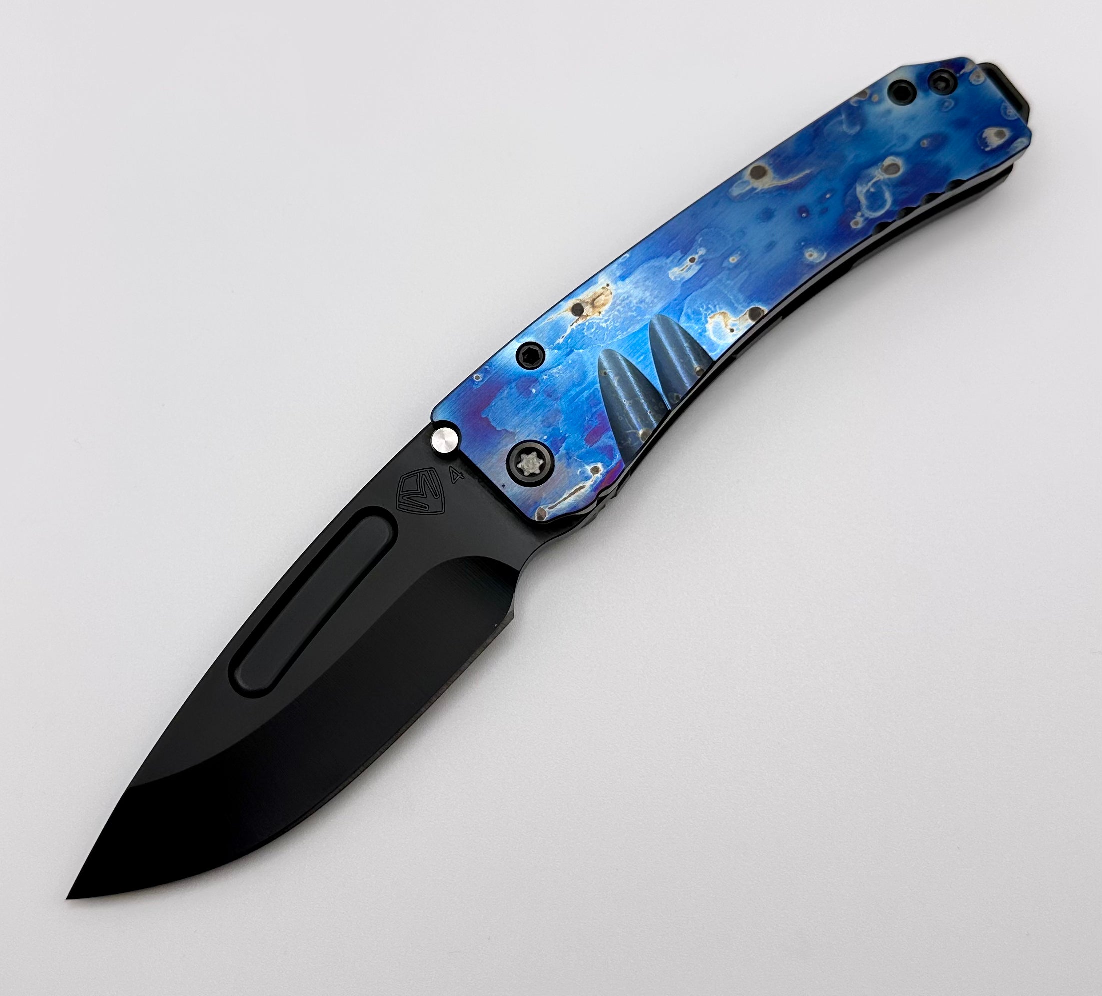 Medford Midi Marauder S45 Drop Point PVD & Galaxy Handle w/ PVD Lock Side/Hardware & Galaxy Clip