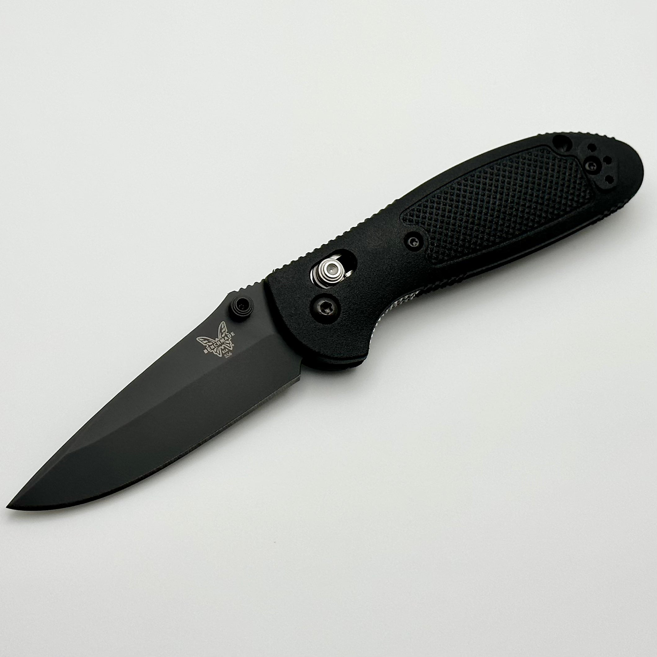 Benchmade Mini Griptilian Black Grivory & Black Drop Point 556BK-S30V