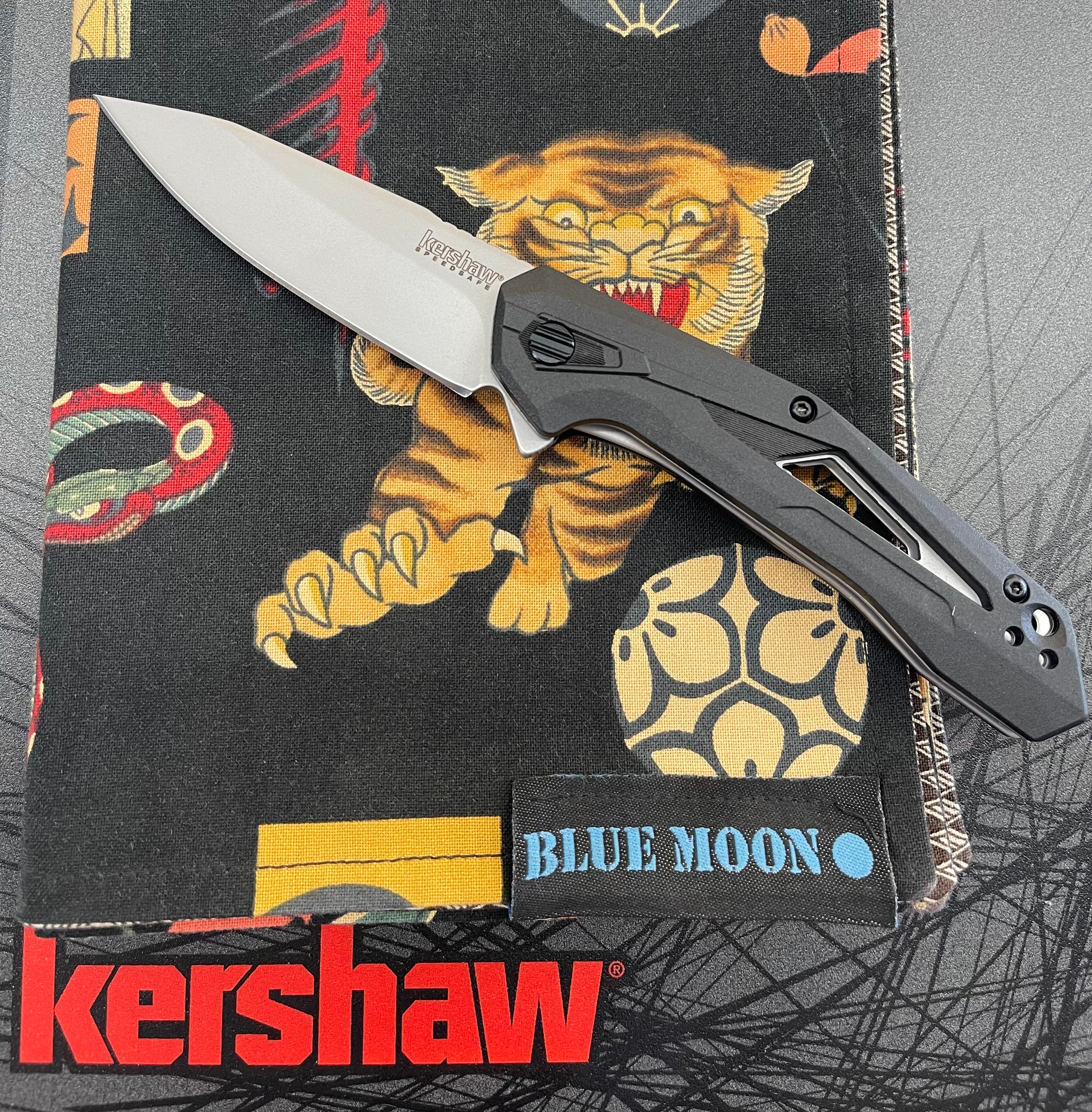 Kershaw Airlock Assisted Opening Knife Black FRN (3 Bead Blast) 1385