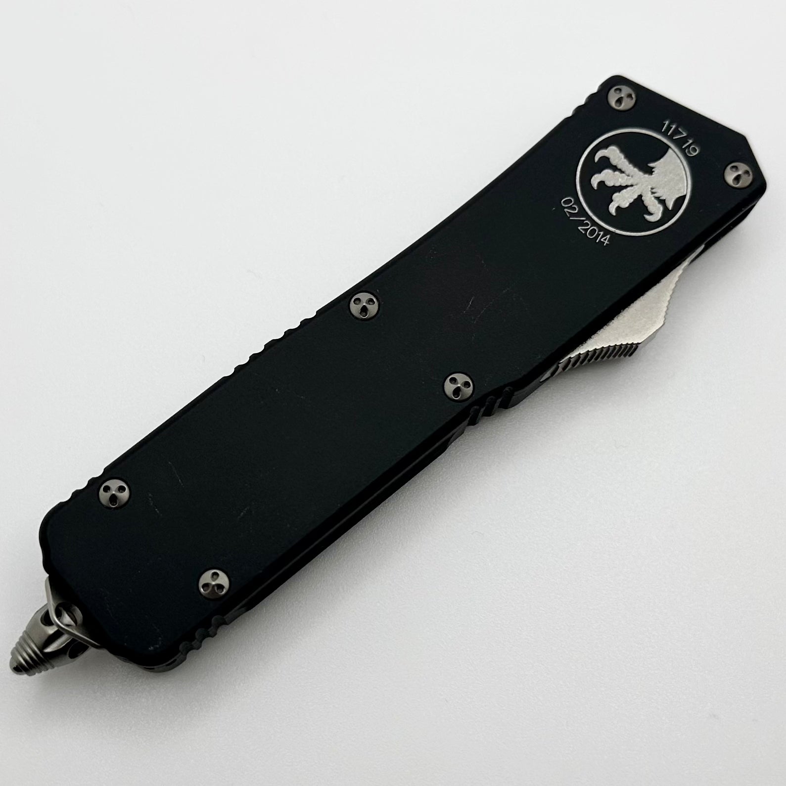 Microtech Scarab Executive Single Edge Black Standard 176-1 PRE OWNED