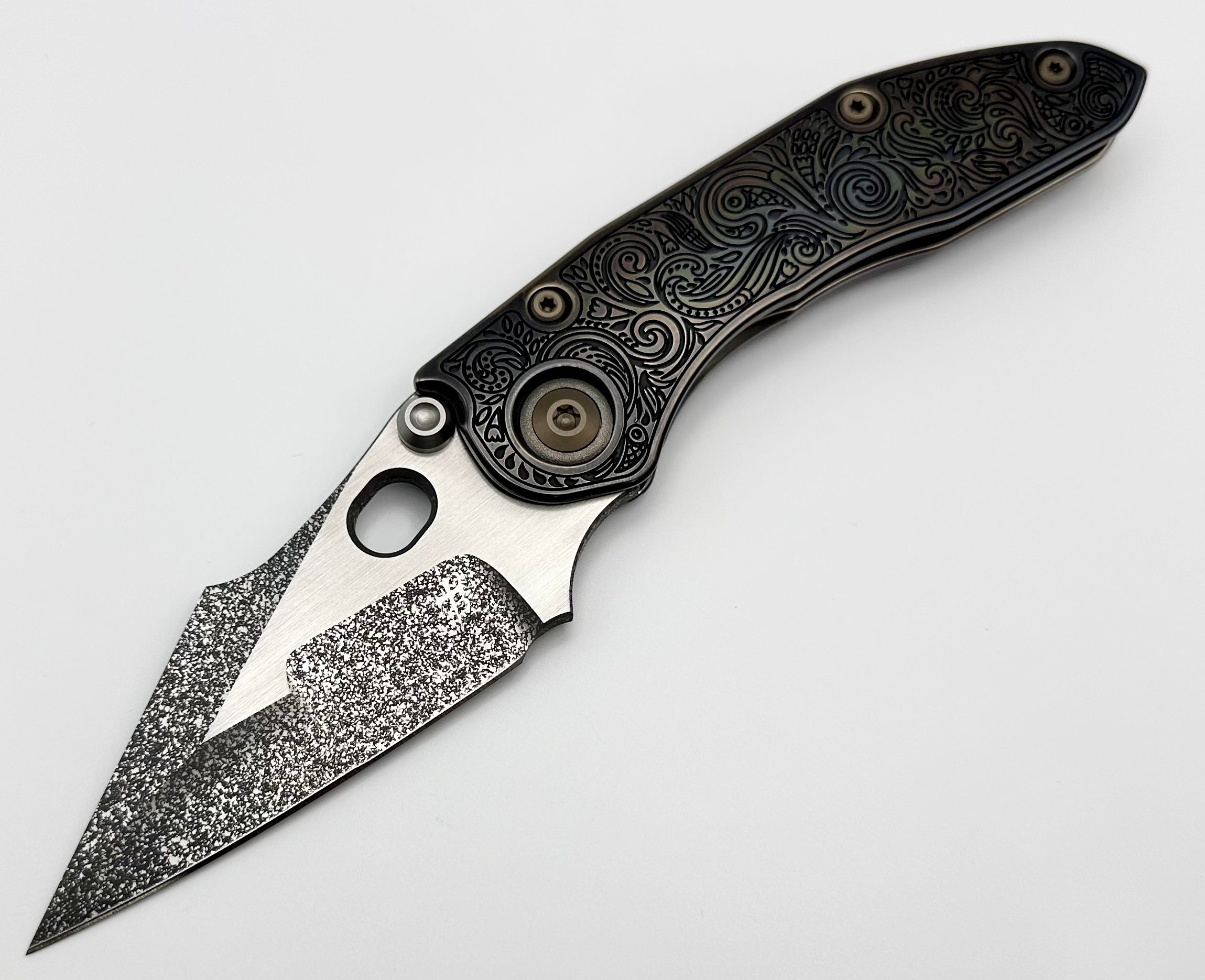 Borka Blades Custom Burnished Natas Stitch w/ Compound Grind Who Dares Wins