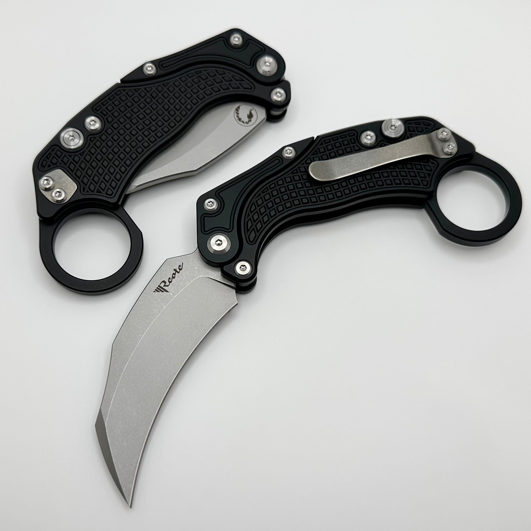 Reate EXO-K Aluminum Black w/ Stonewash N690