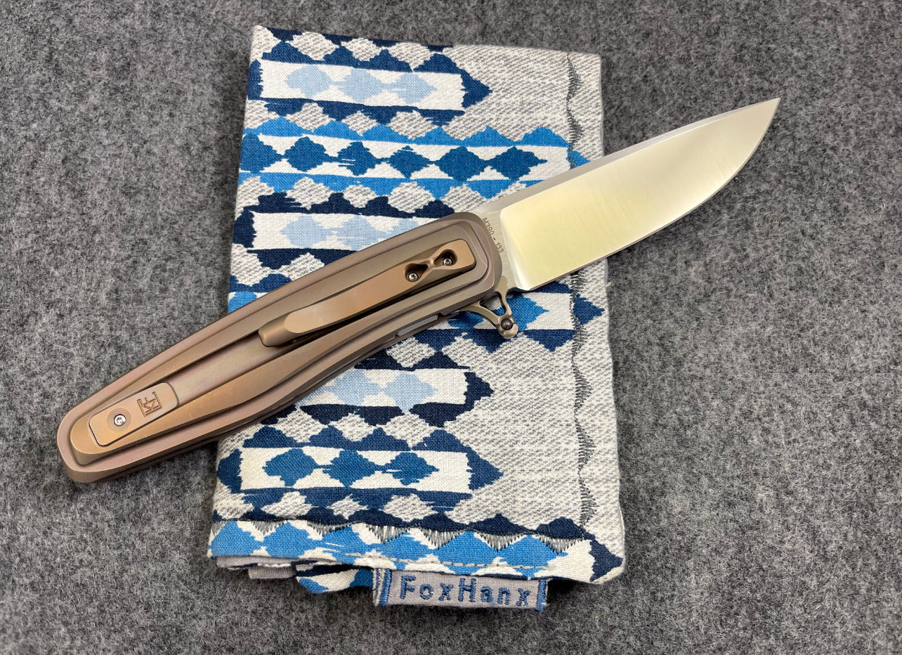 Custom Knife Factory SM-Special M390 Bronze Carbon Fiber