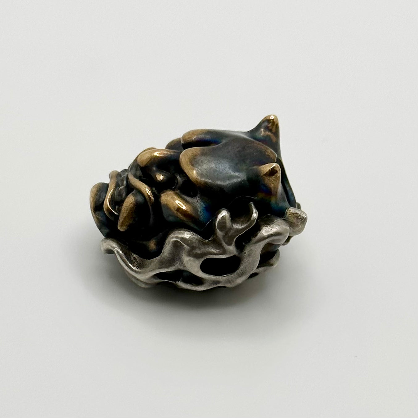 Phase Objects Hanya Bronze/Silver Bead