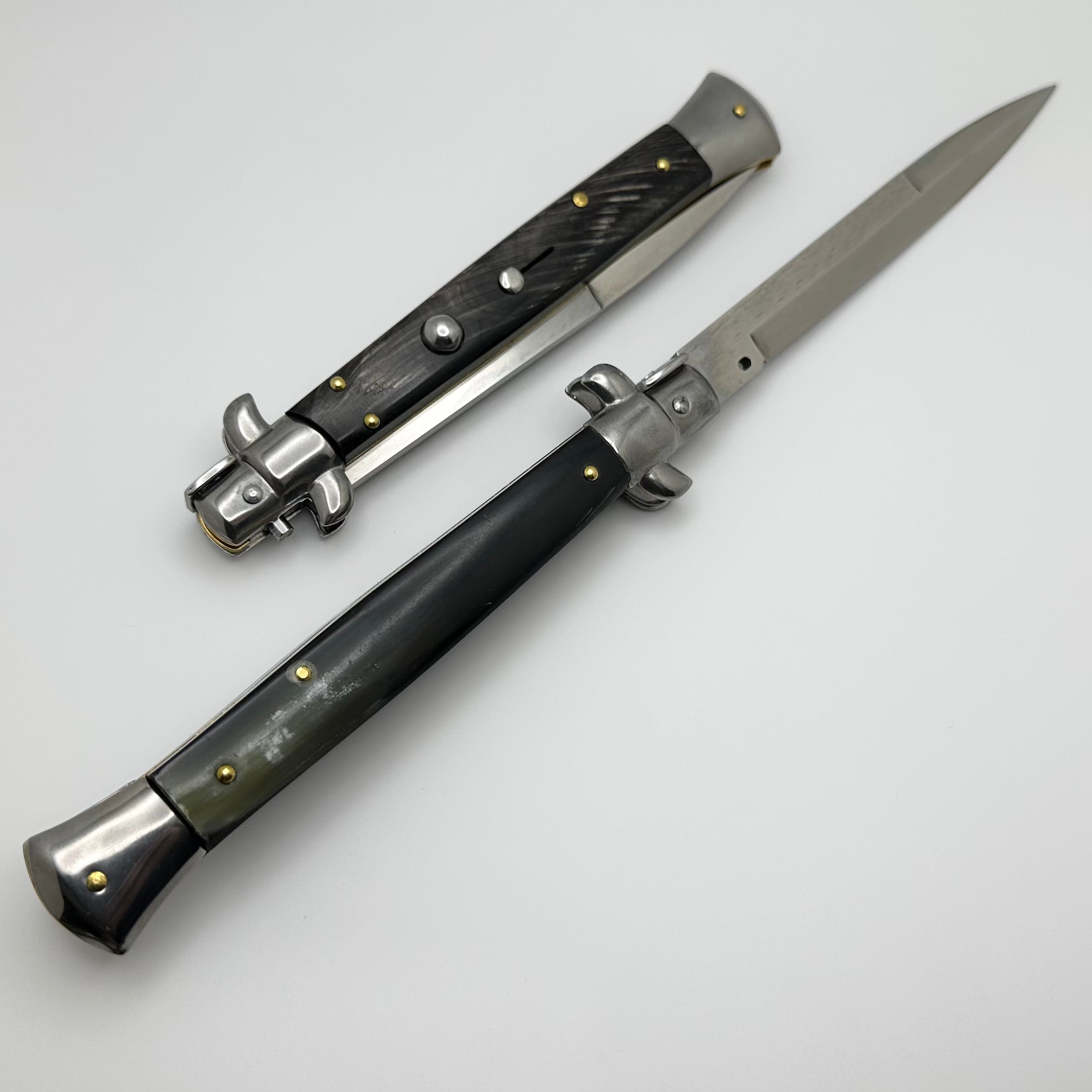 Frank B Italian Stiletto 11 w/ Bayonet Single Edge Blade