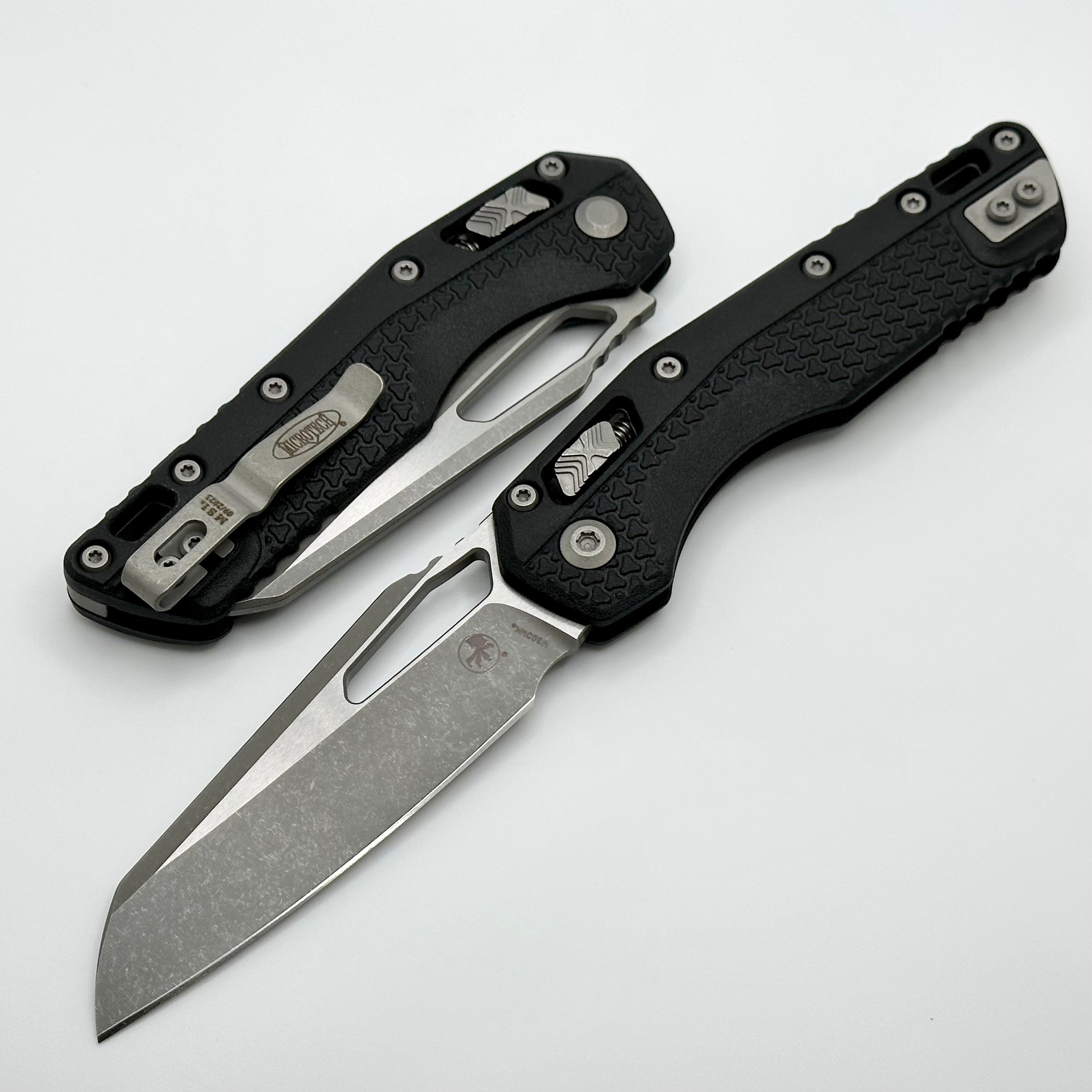 Microtech Knives MSI RAM LOK Black Polymer & M390MK Apocalyptic Standard 210T-10APPMBK