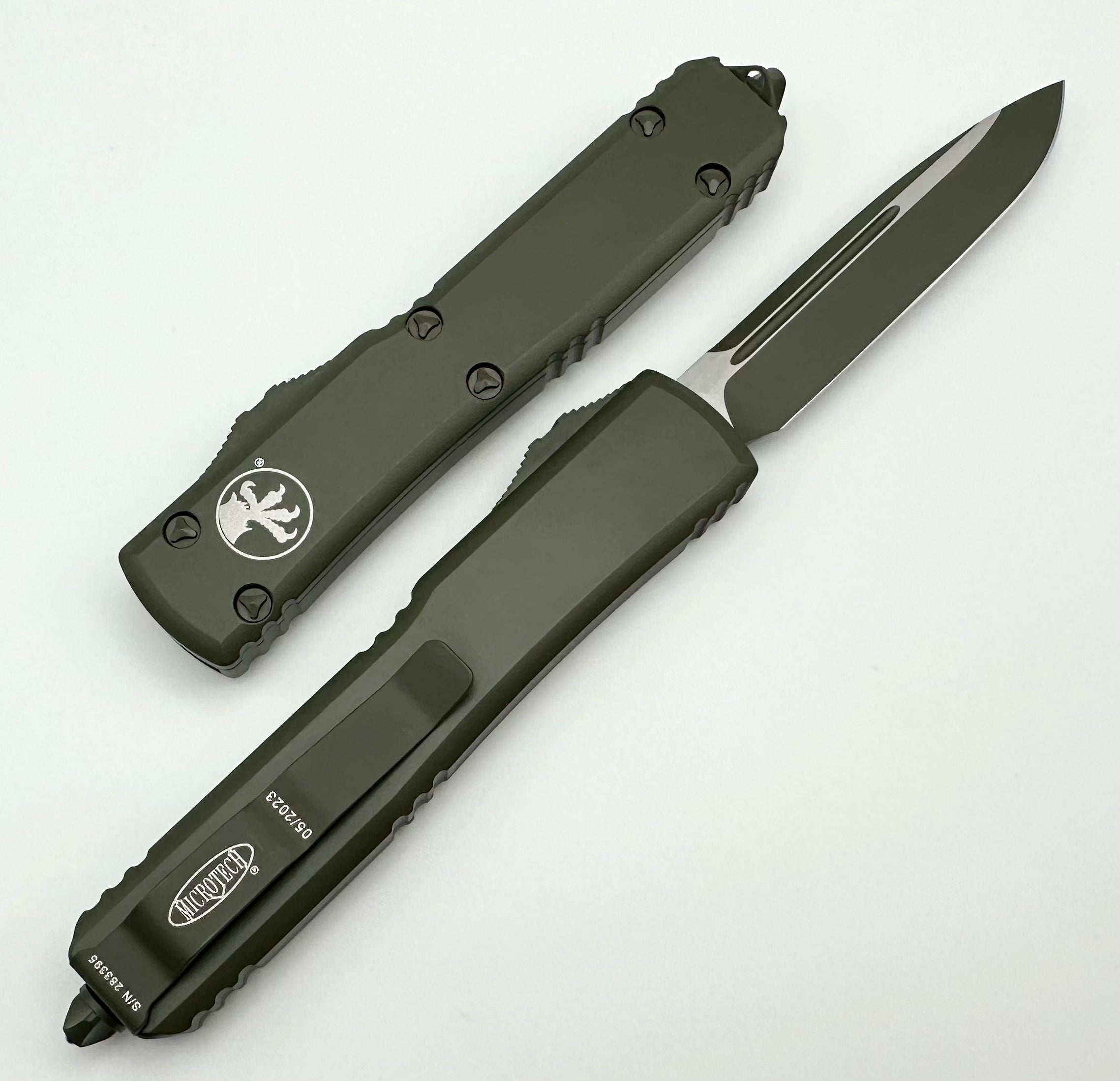 Microtech Ultratech Cerakote OD Green Single Edge 121-1COD