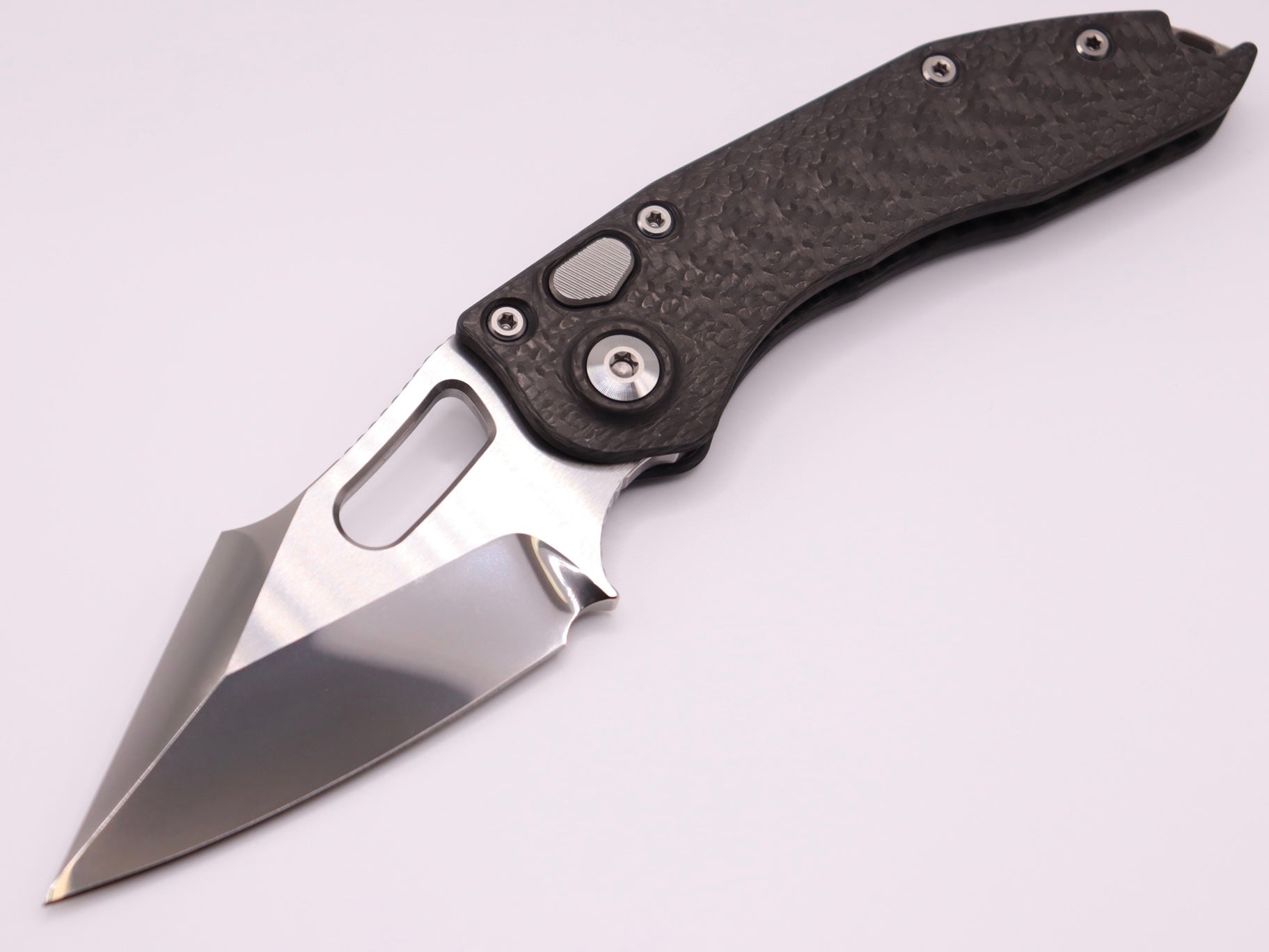 Marfione Custom & Borka Blades Custom Diamondwash & Carbon Fiber Stitch