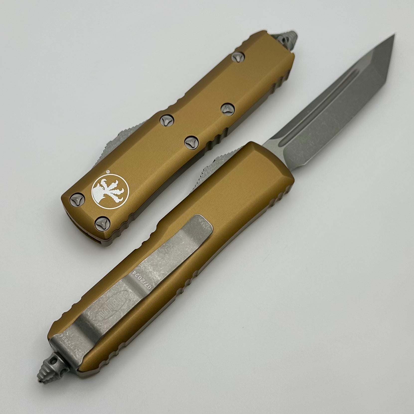 Microtech UTX-85 Tanto Apocalyptic Standard & Tan 233-10APTA