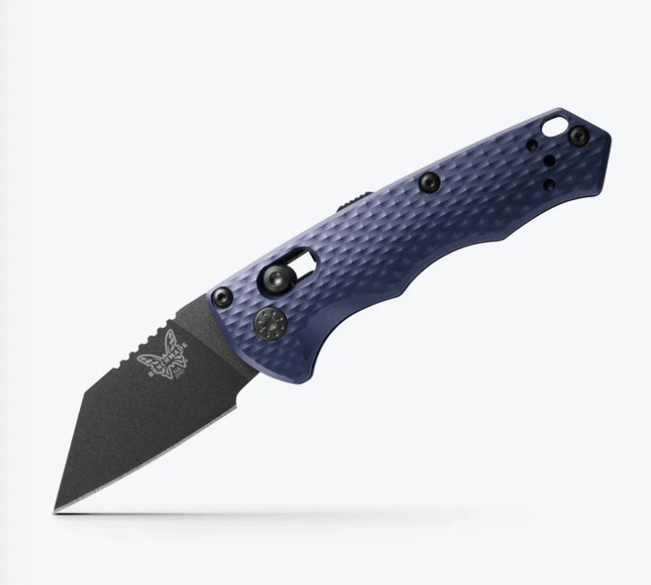 Benchmade Auto Partial Immunity Crater Blue Aluminum & CPM-M4 2950BK