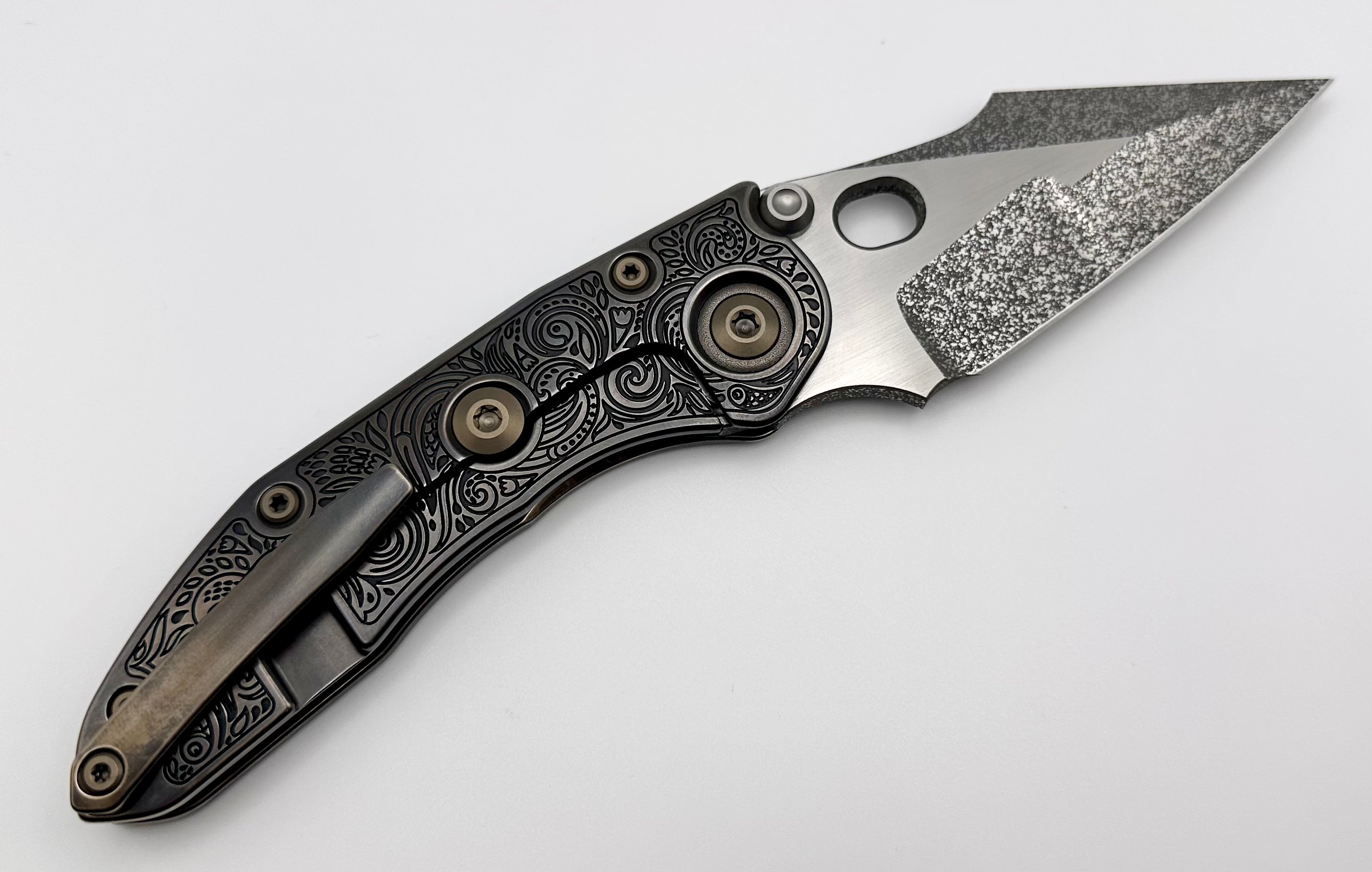 Borka Blades Custom Burnished Natas Stitch w/ Compound Grind Who Dares Wins