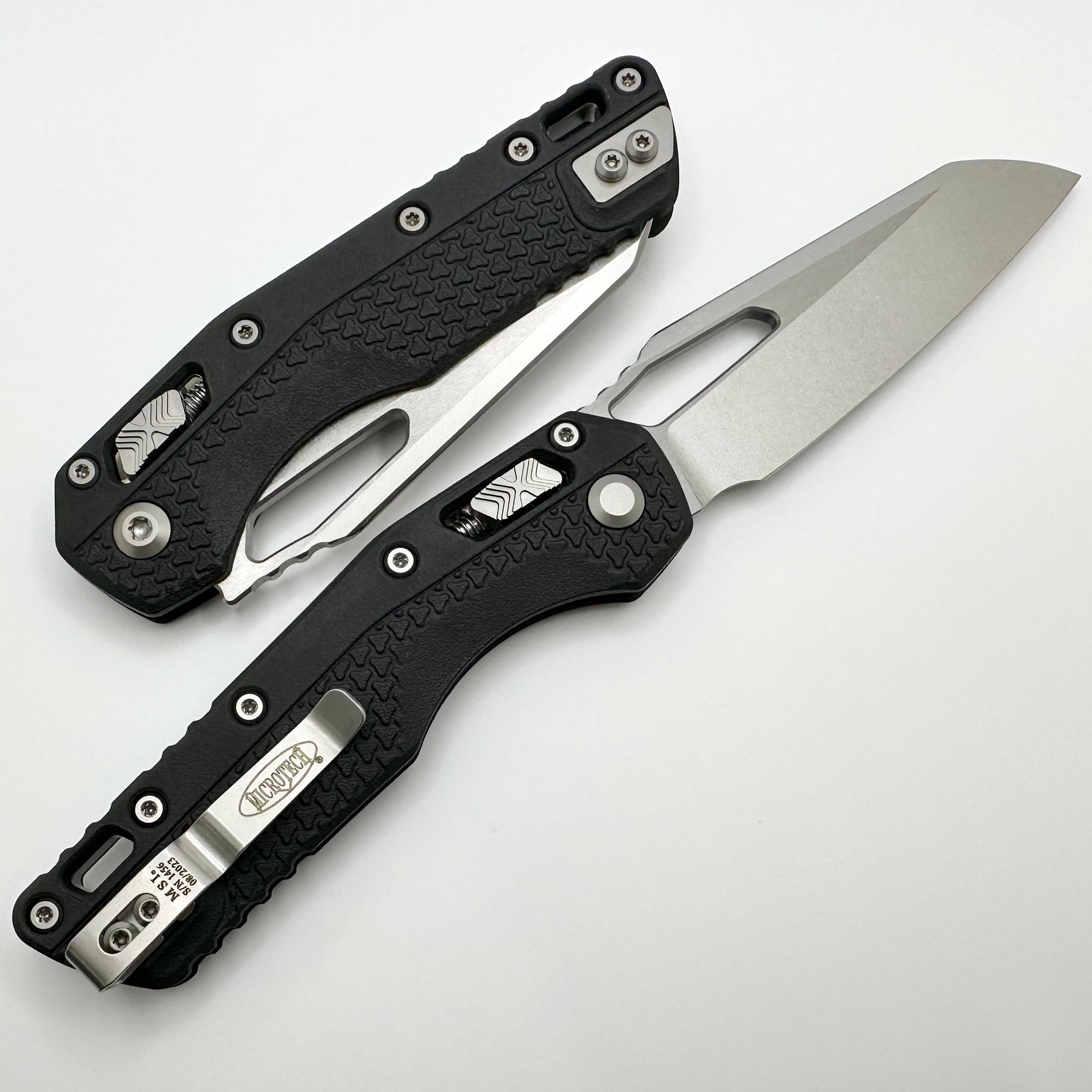 Microtech Knives MSI RAM LOK Black Polymer Injection Molded & M390MK 210T-10PMBK