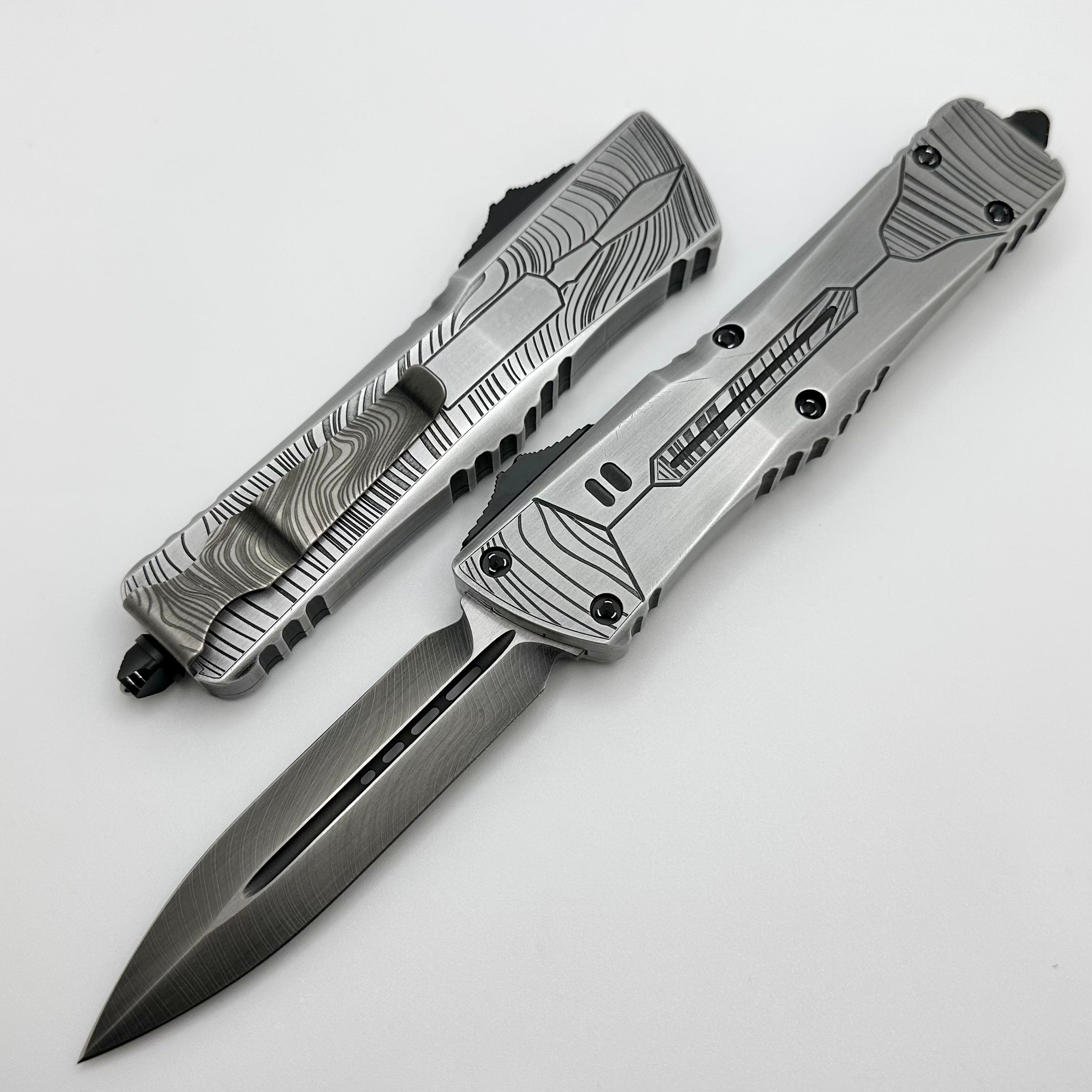 Microtech Combat Troodon D/E Lasered Beskar Standard 142-1MD