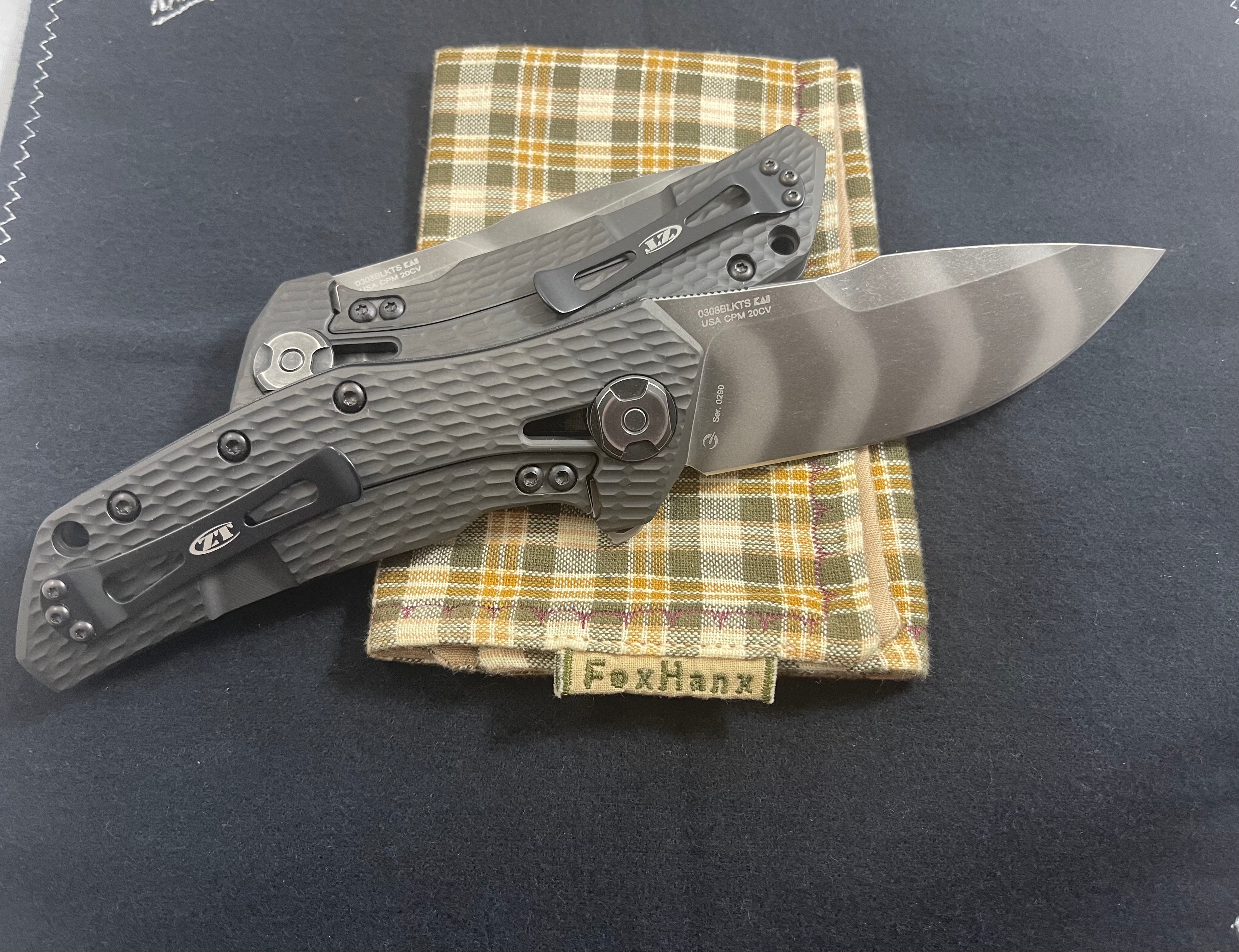 Zero Tolerance 0308BLKTS ZT0308BLKTS Tiger Stripe