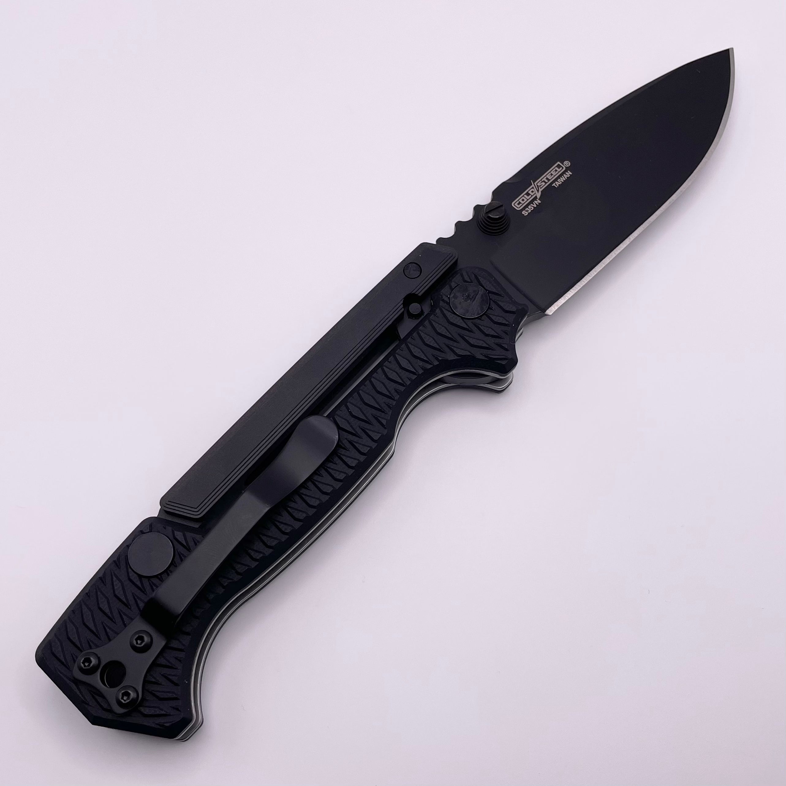 Cold Steel AD-15 Black G-10 & Black S35 CS-58SQ-BKBK Pre Owned