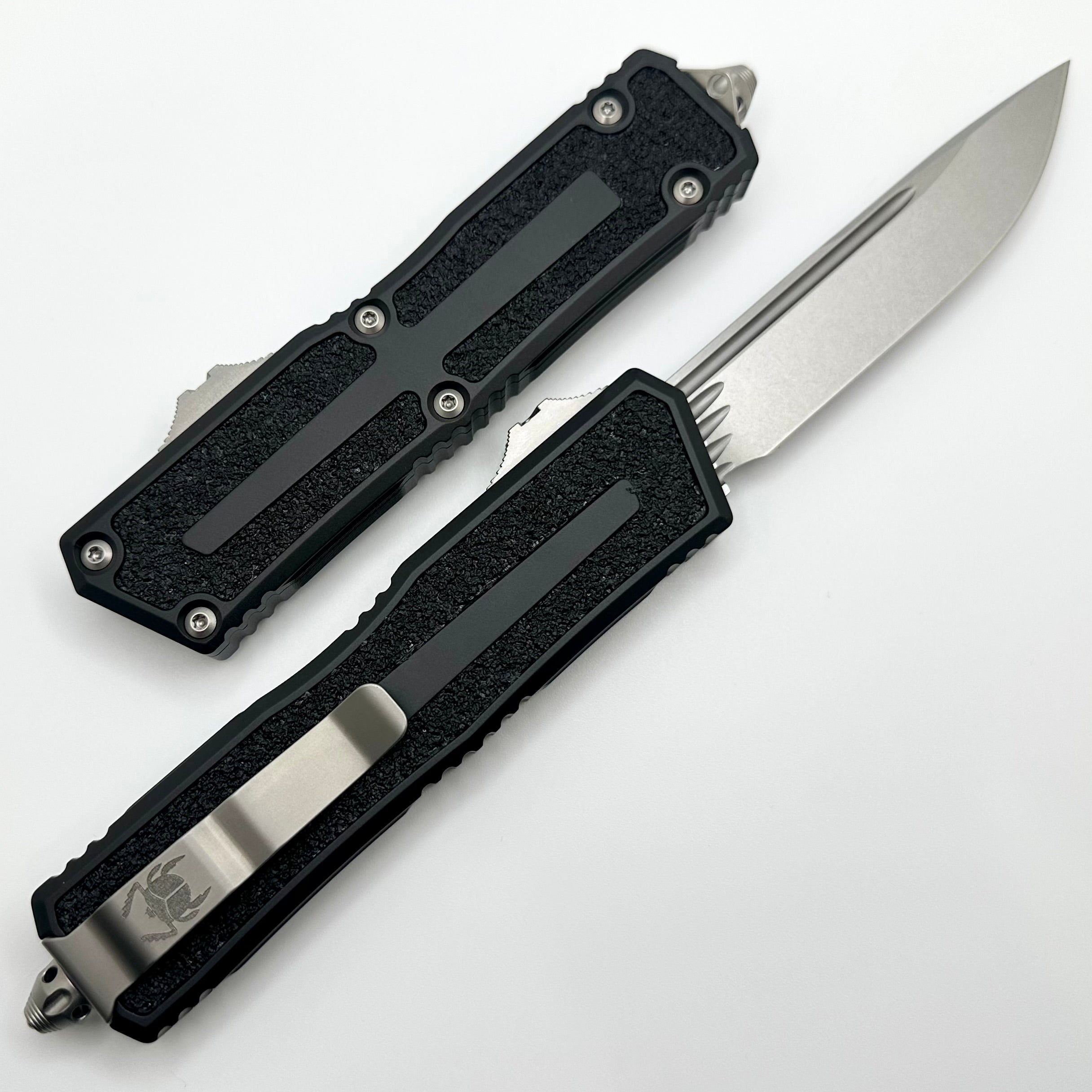 Microtech Scarab 2 Gen 3 S/E Stonewash Standard 1278-10