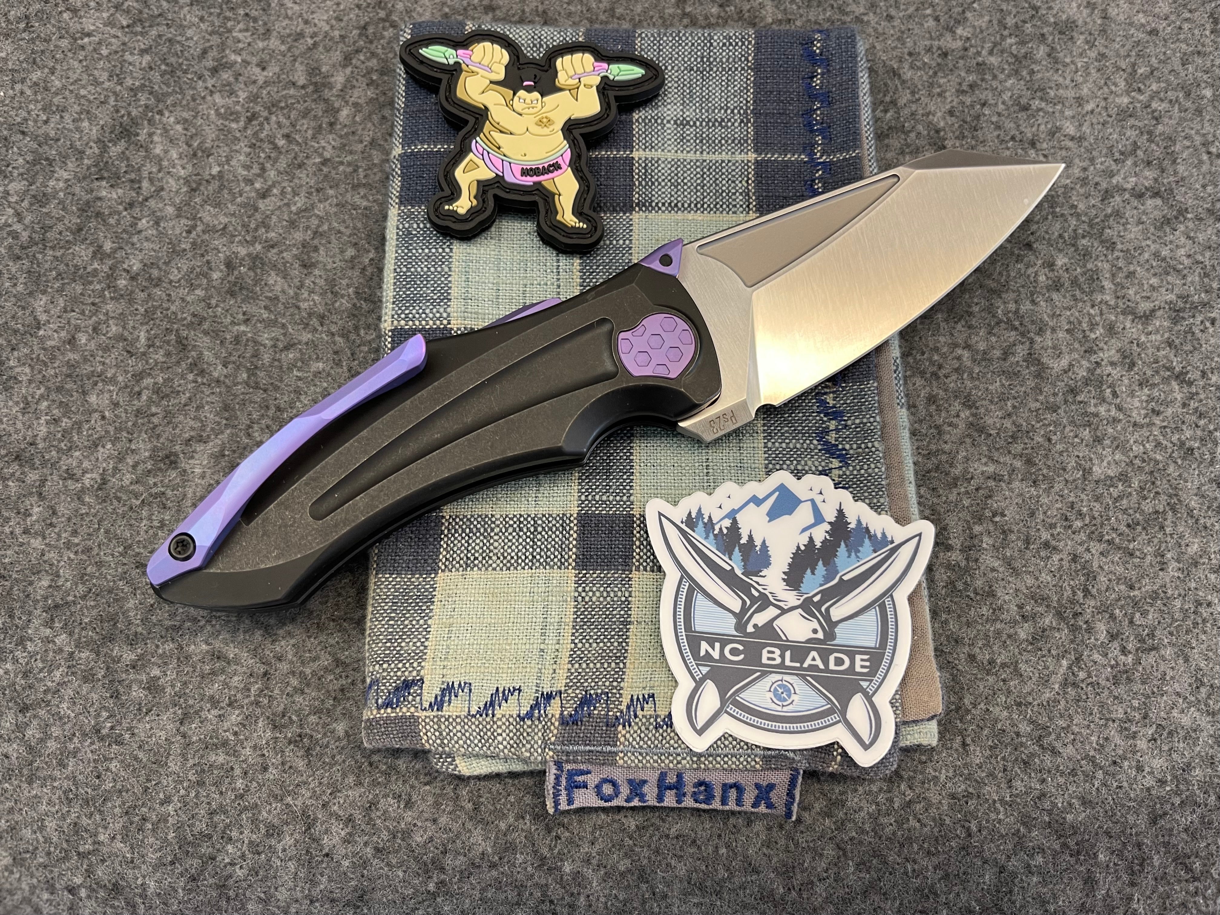 Jake Hoback Knives Sumo Black Purple