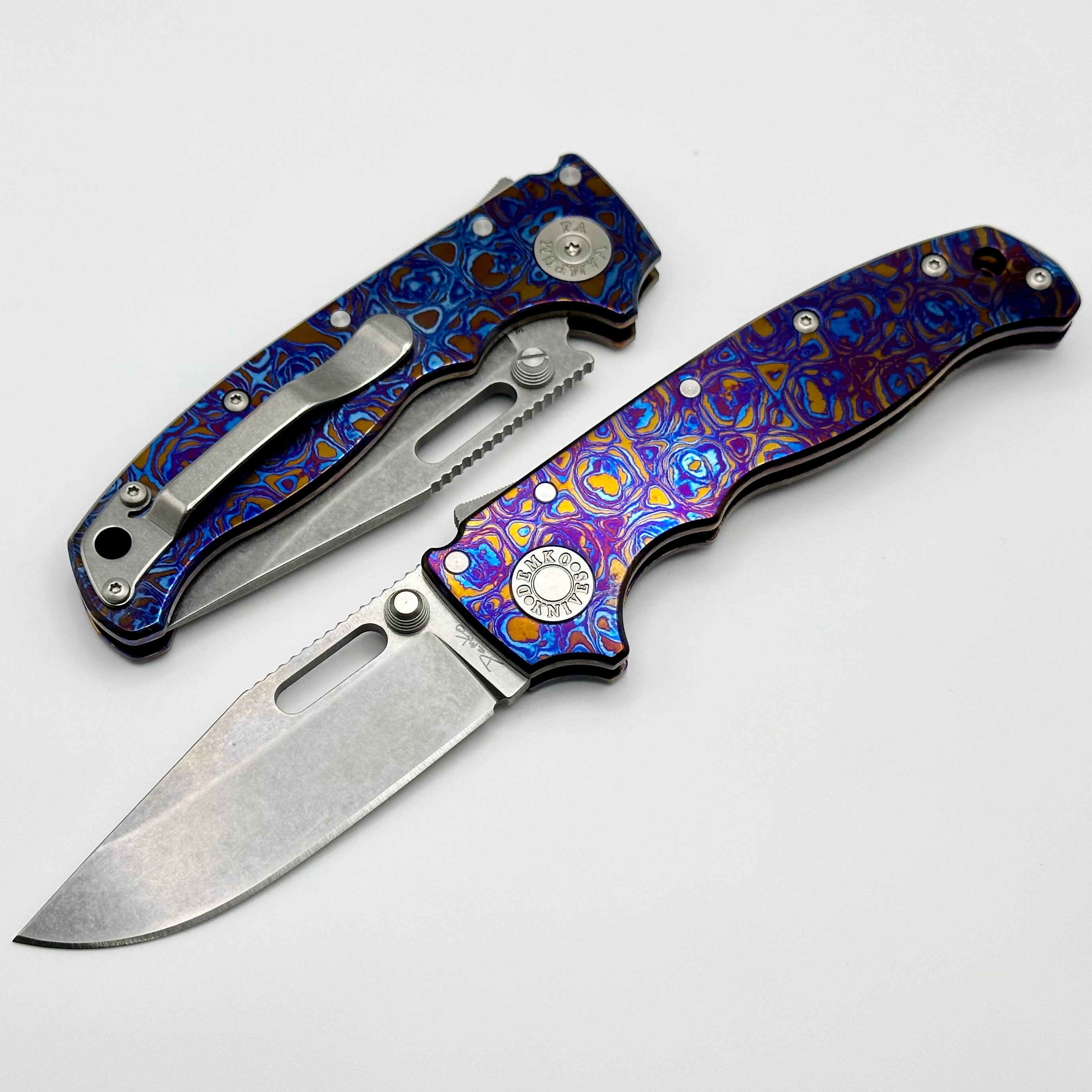 Demko AD20.5 3V Clip Point & Timascus