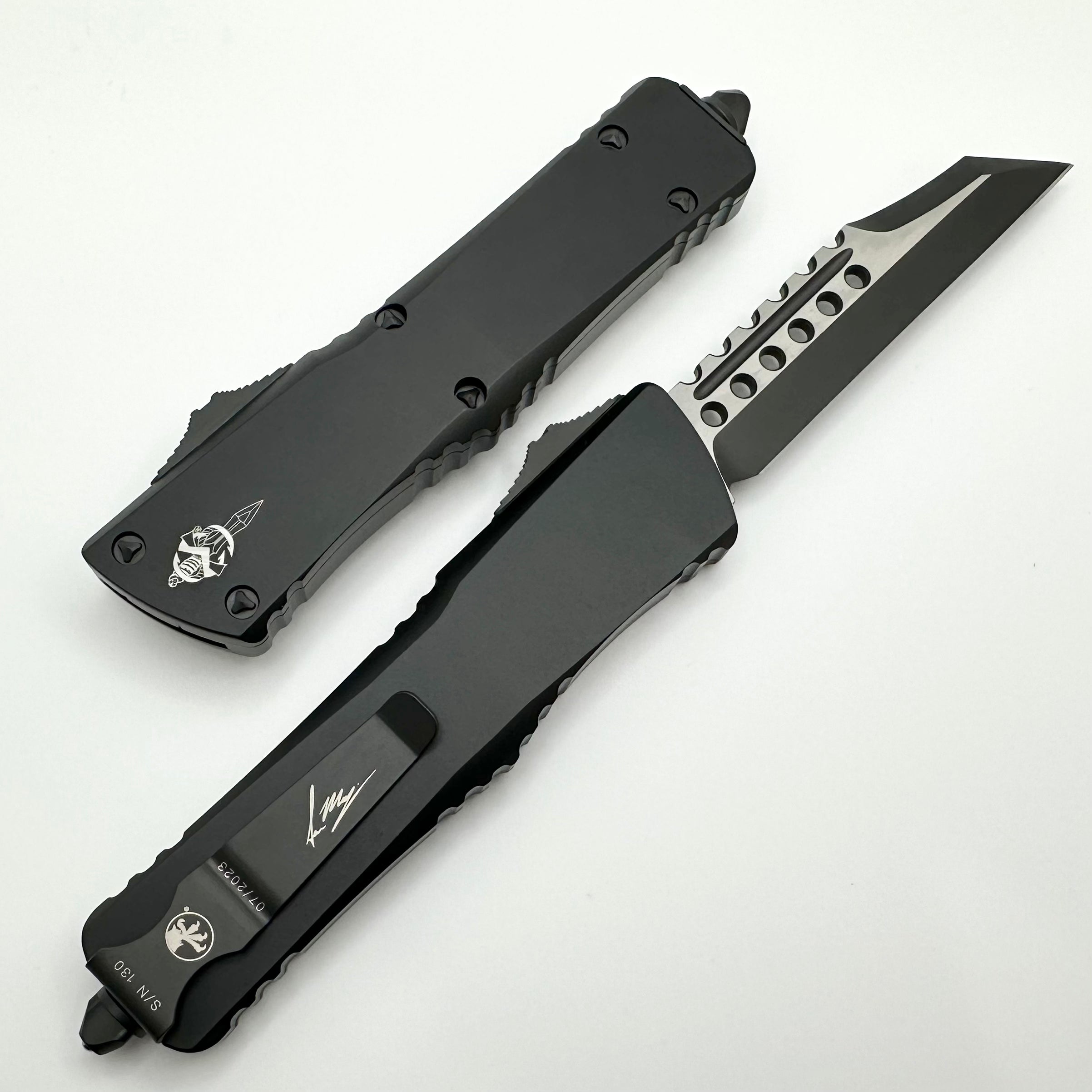 Microtech Combat Troodon Tactical Warhound Smooth Chasis Signature Series 219WS-1TS