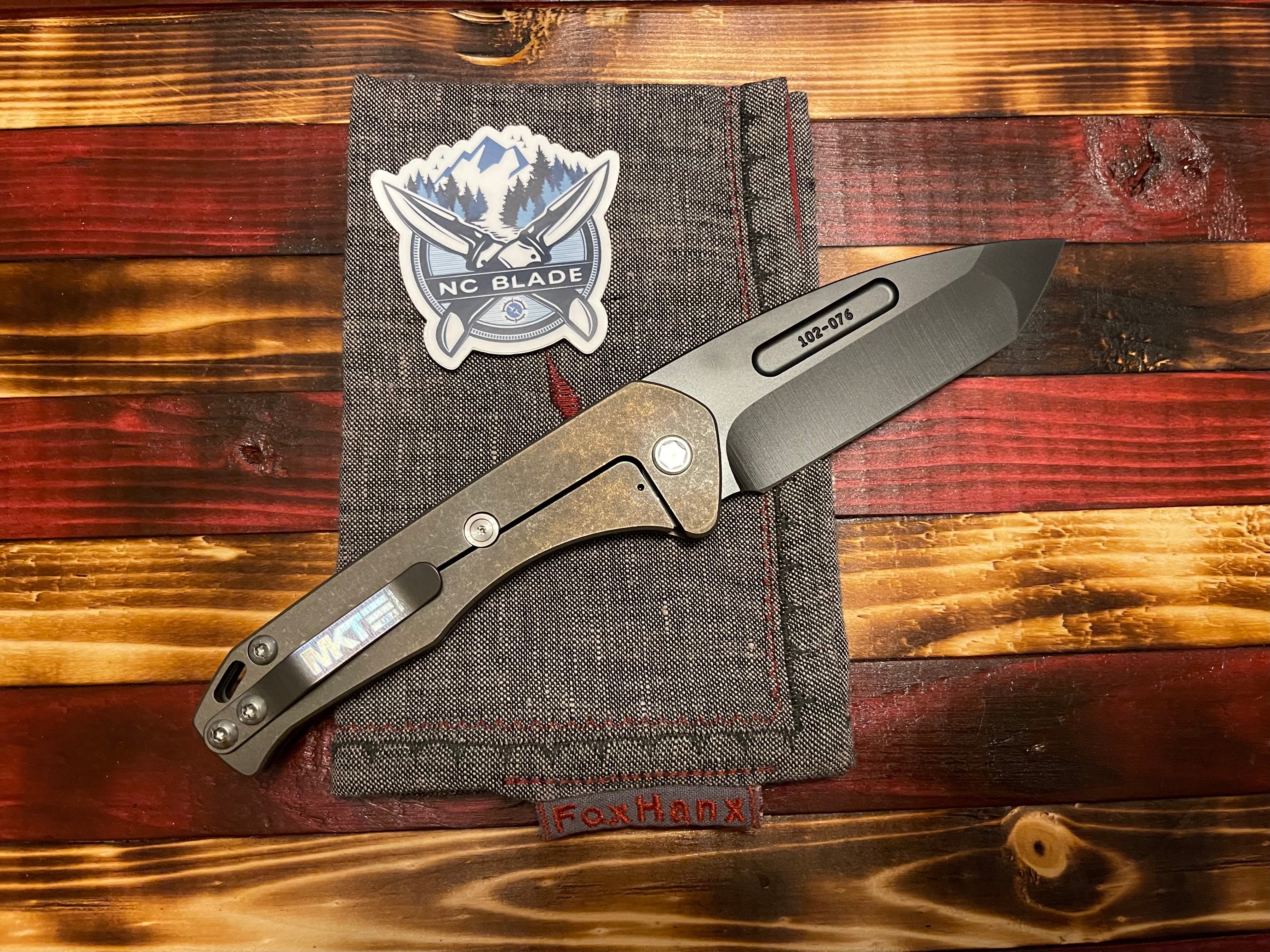 Medford Praetorian Slim Tanto PVD S35VN Flamed Bronze