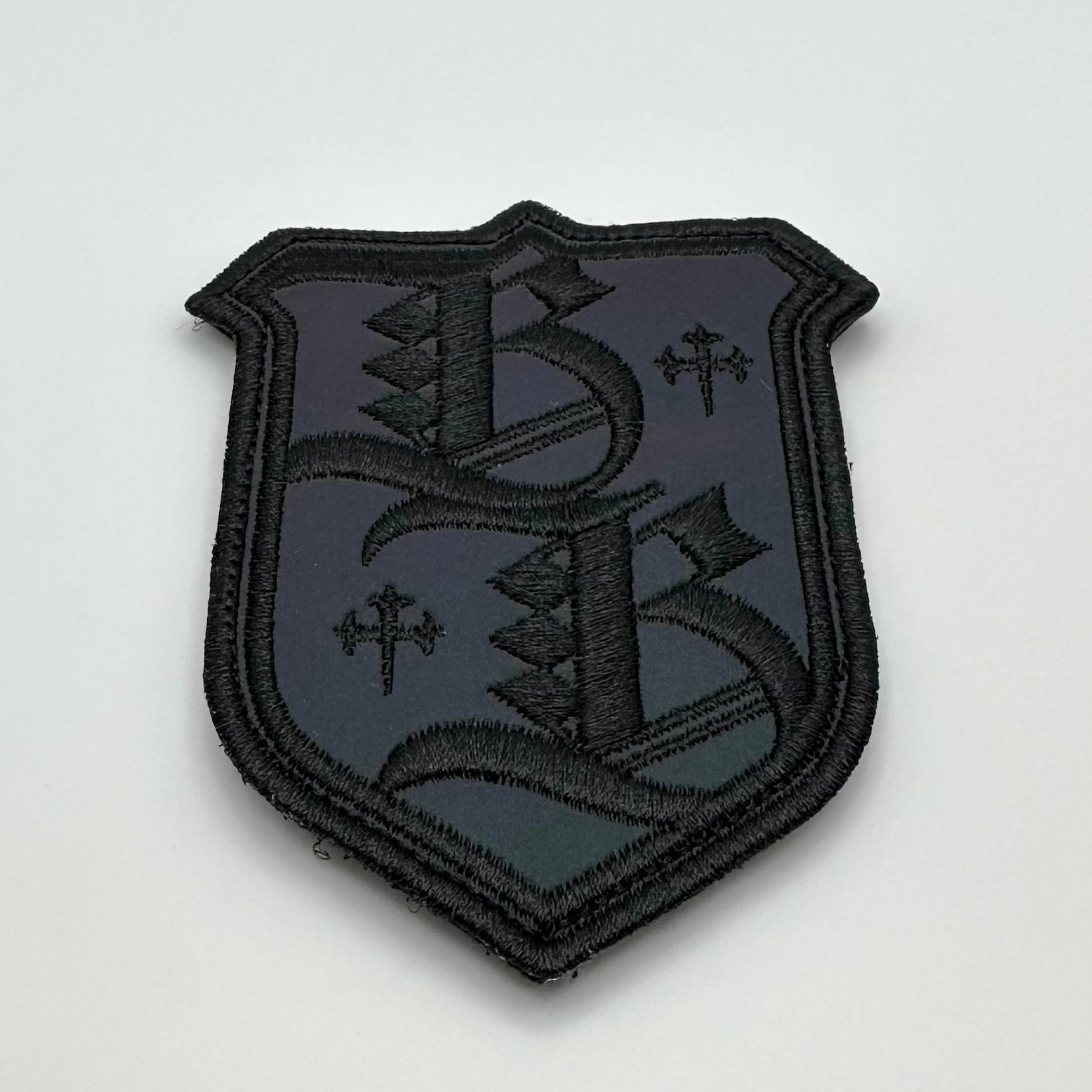 Borka Blades Holographic Crest Velcro Patch