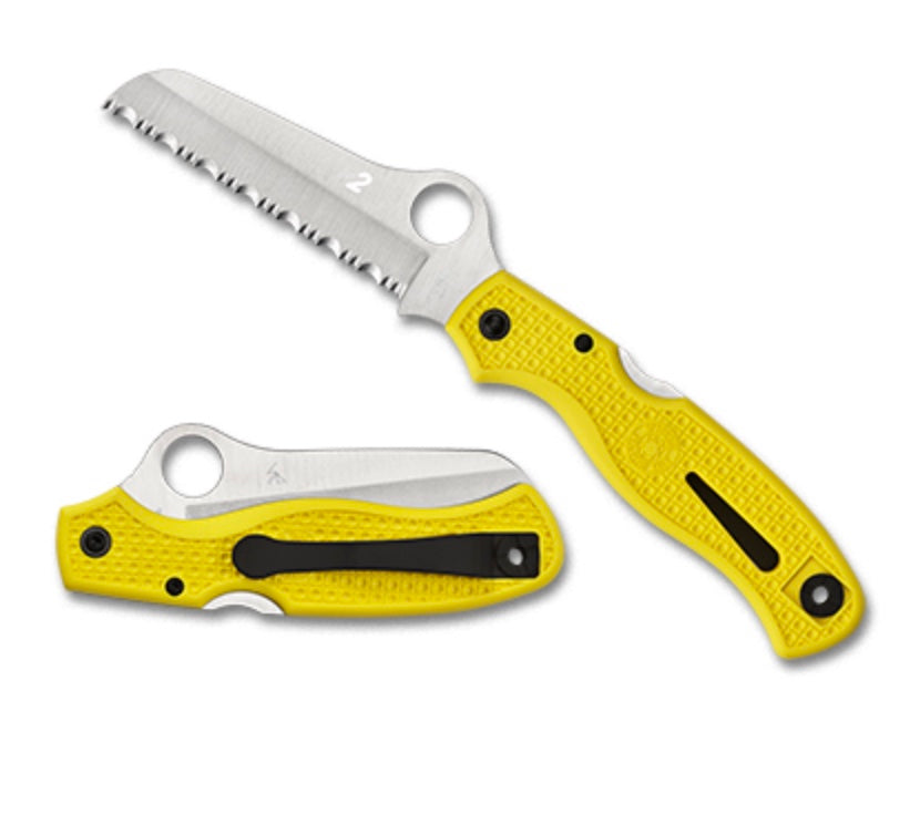 Spyderco Atlantic Salt Yellow FRN & H-2 C89SYL