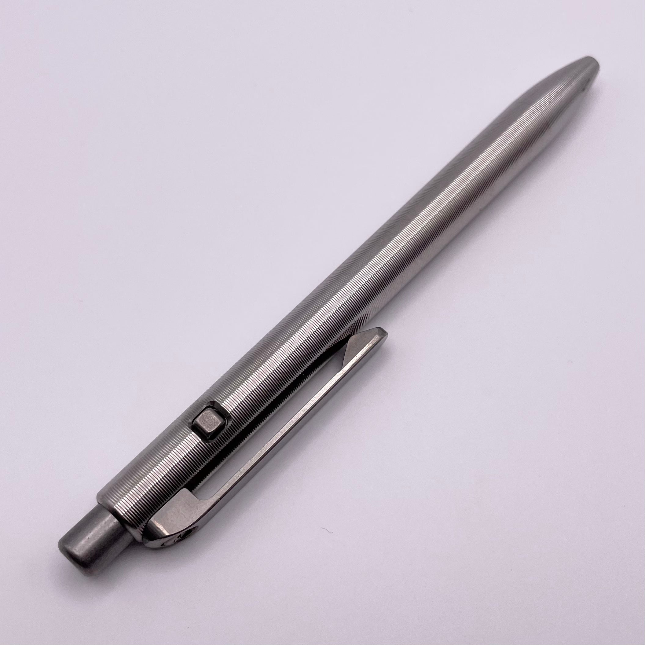 Tactile Turn Titanium Slim Side Click Pen Mini 4.6 Pre Owned