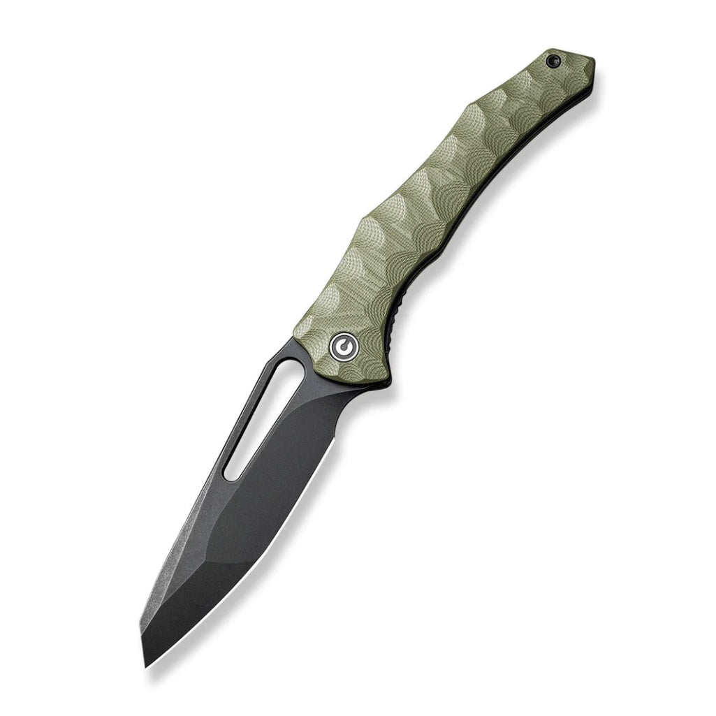 Civivi Spiny Dogfish OD Green G-10 & Black Stonewash 14C28N C22006-3