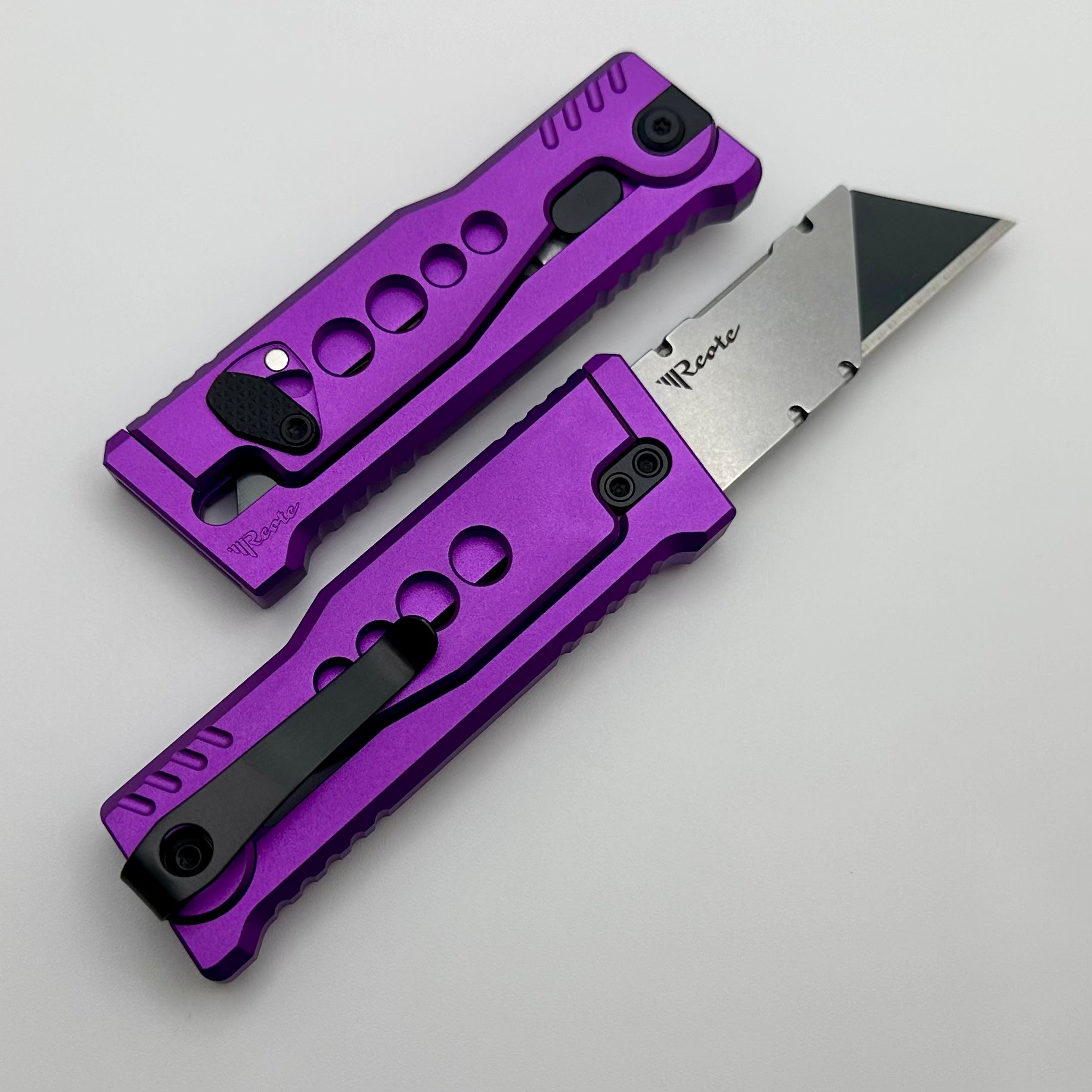 Reate EXO-U Utility Speedhole Purple Aluminum Handle