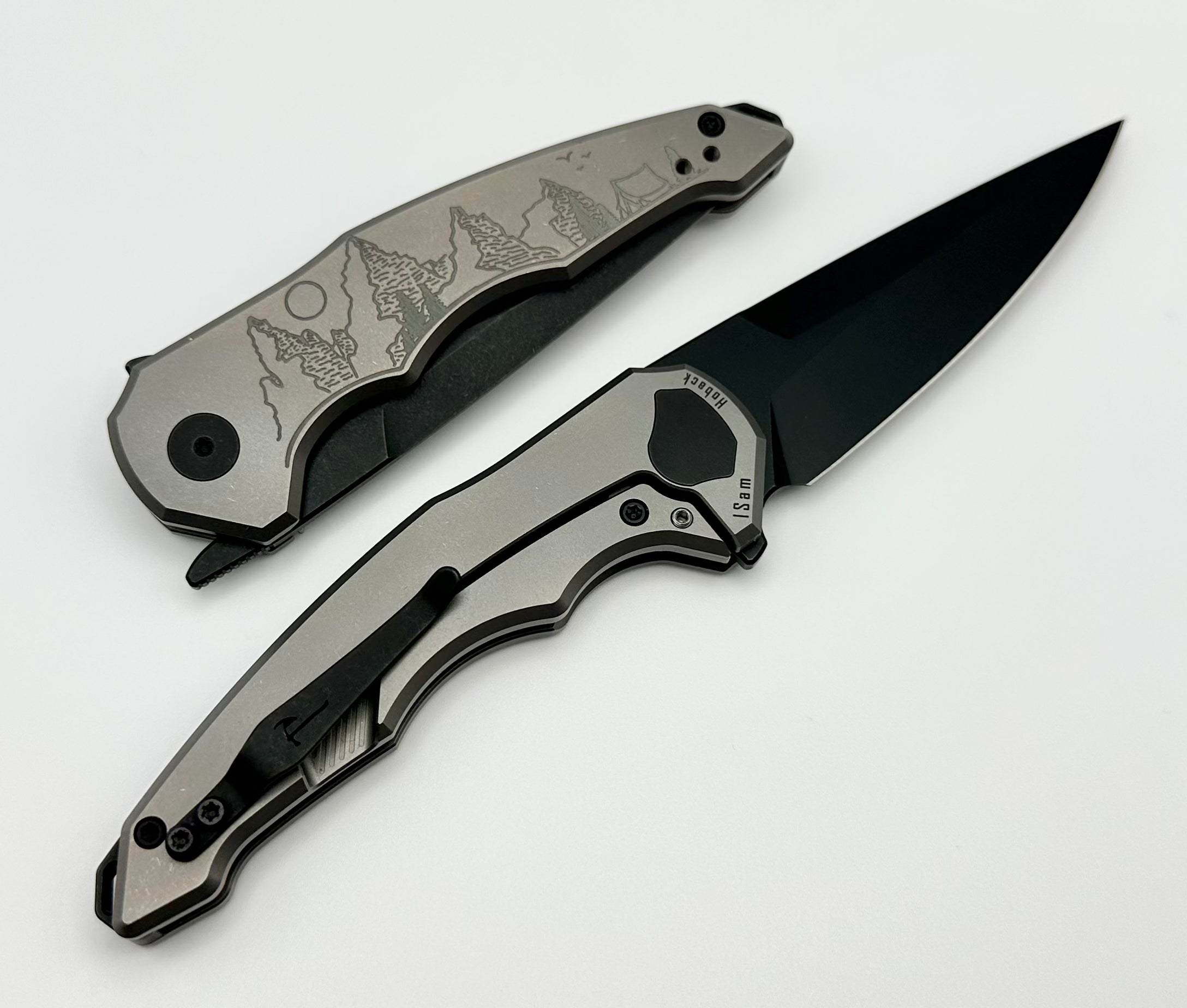 Hoback Knives OneSam Camping Stonewash & 20CV DLC Stonewash