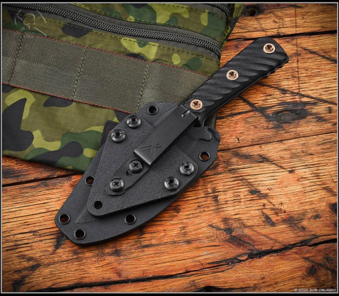 RMJ Tactical UCAP Fixed Blade w/ Black G-10 & MagnaCut