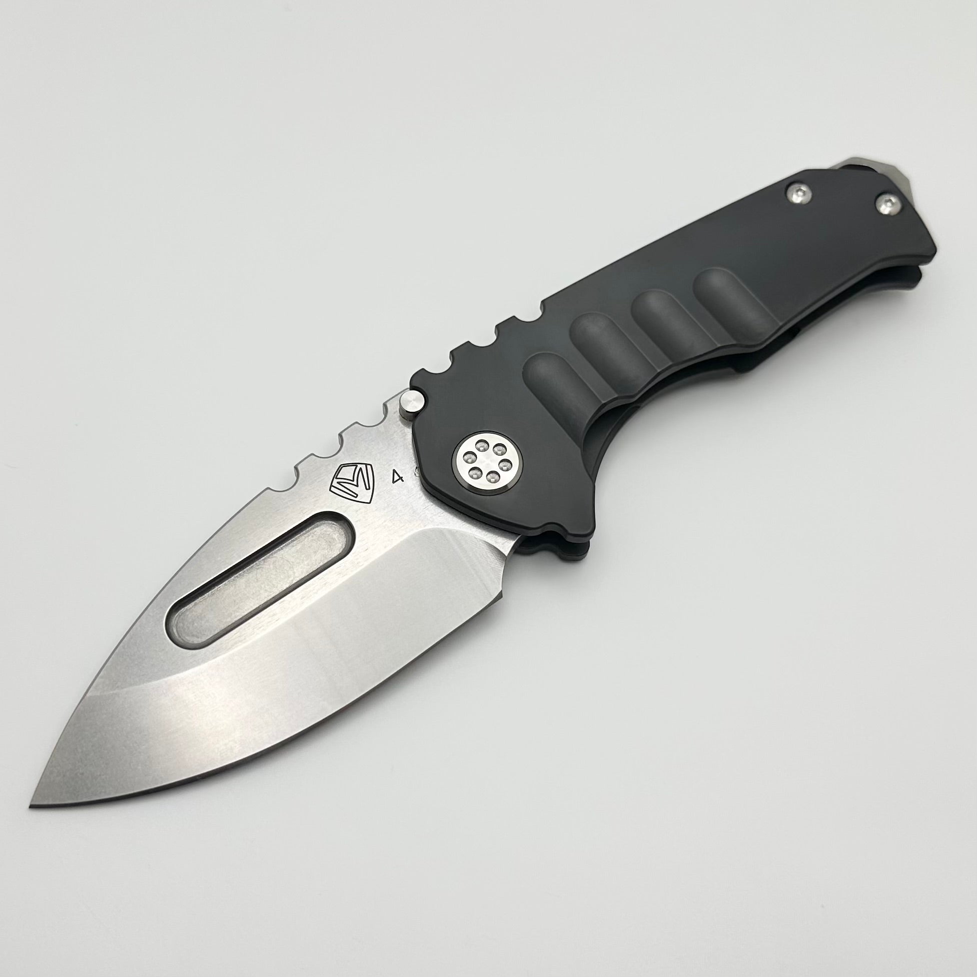 Medford Praetorian Genesis T DLC Handles w/ Tumbled Polished S45VN Drop Point