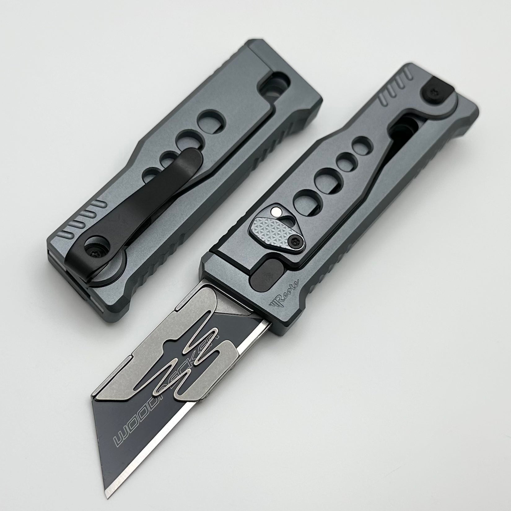 Reate EXO-U Utility Speedhole Silver Aluminum Handle