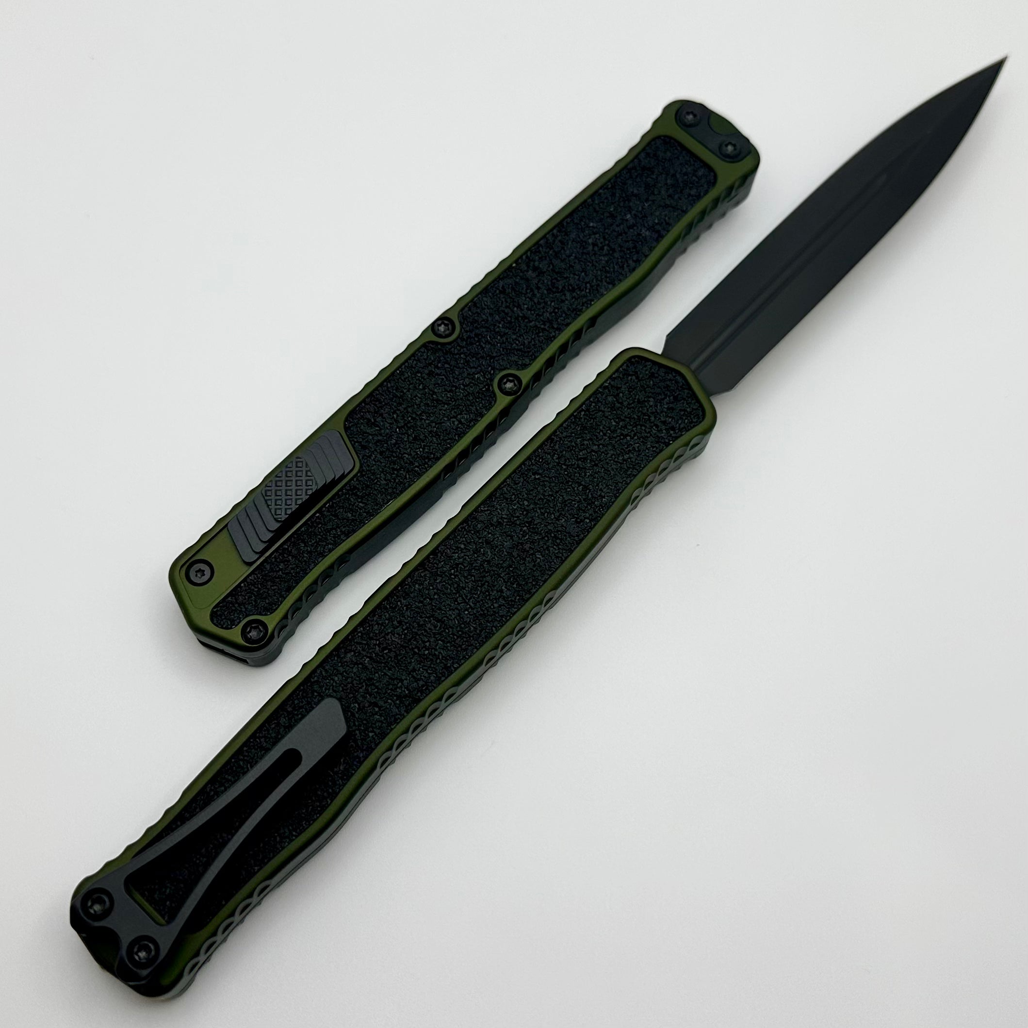 Heretic Knives Cleric II 2 OD Green & DLC Double Edge Magnacut H020-6A-GRN