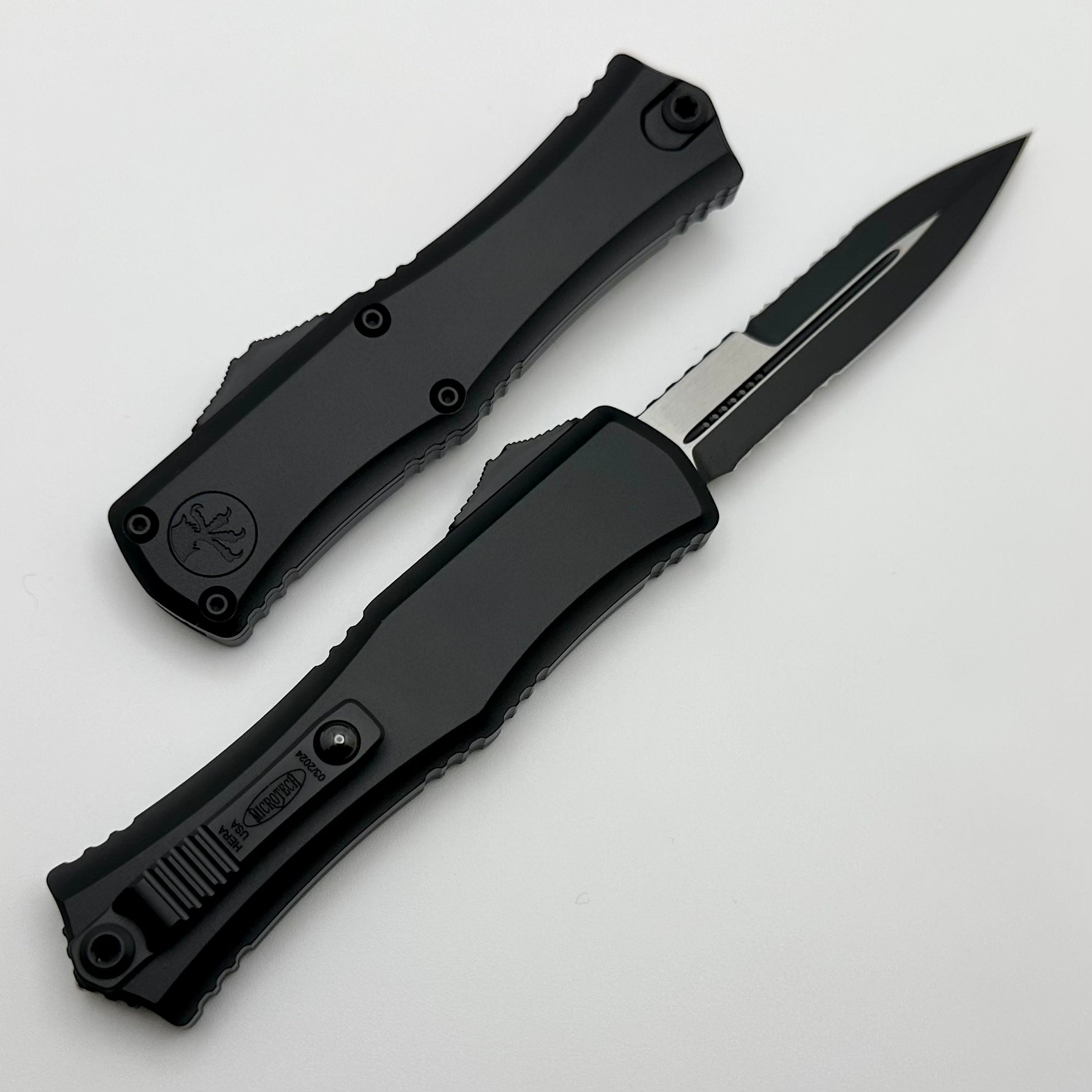 Microtech Knives Mini Hera Tactical Standard w/ Partial Serrated Bayonet M390MK 1701M-2T