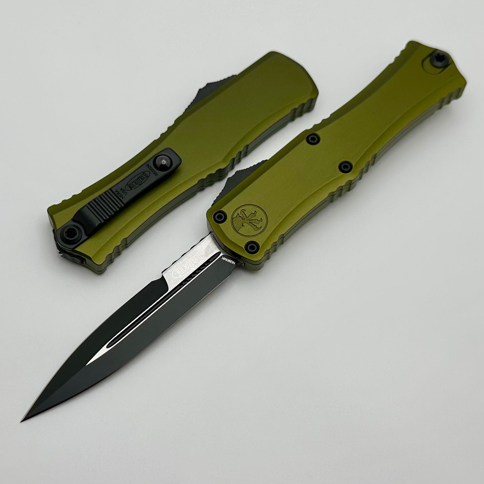 Microtech Knives Mini Hera OD Green Standard w/ Bayonet M390MK 1701M-1OD