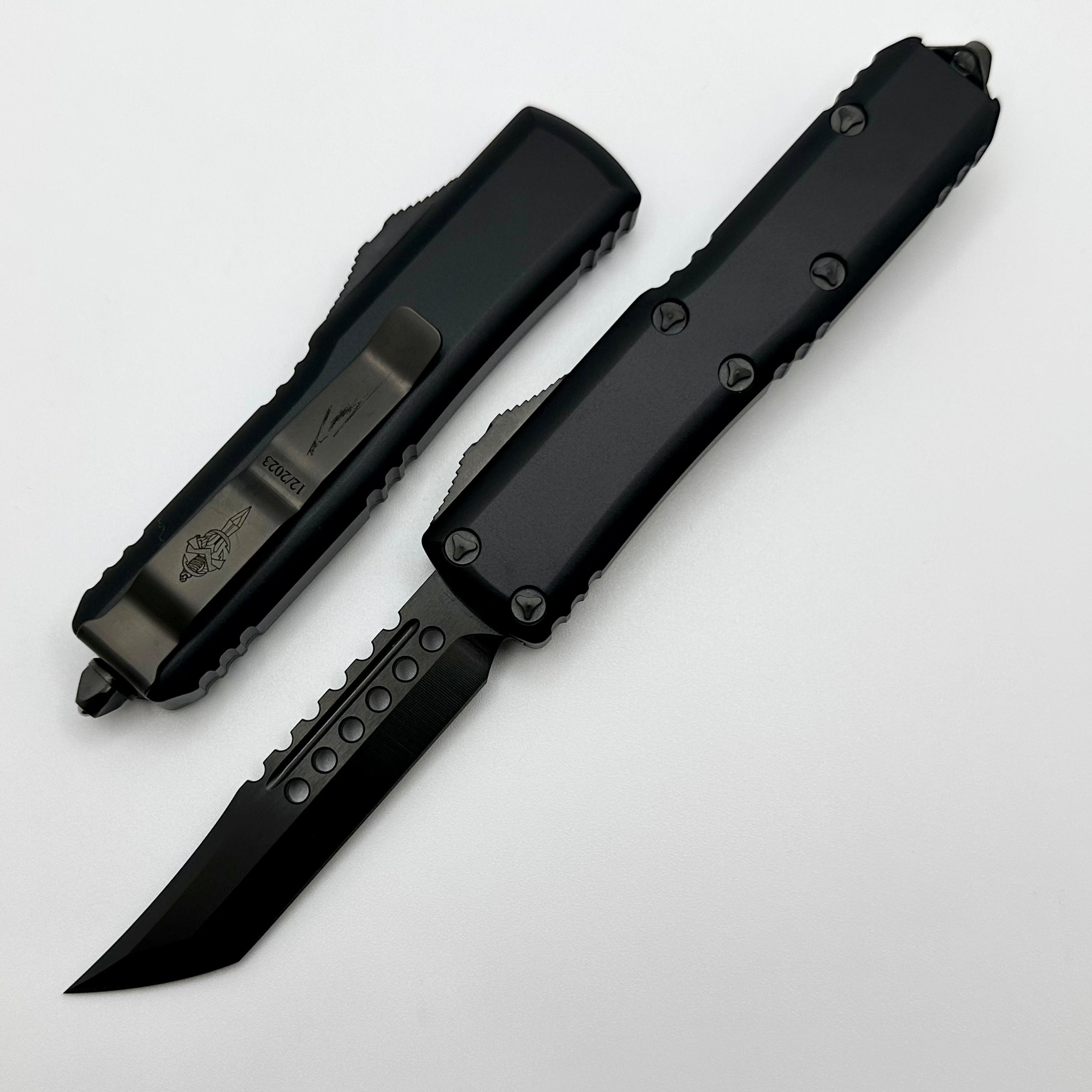 Microtech UTX-85 Hellhound MAGNACUT DLC Shadow Signature Series 719-1DLCTSH