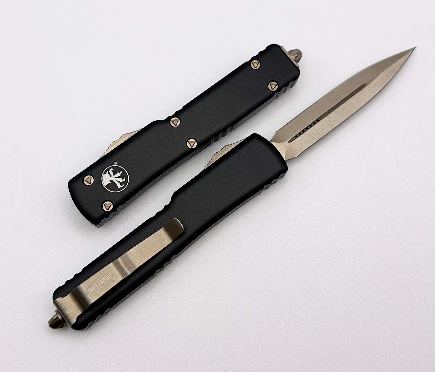 Microtech UTX-70 Double Edge Bronze Standard & Black 147-13