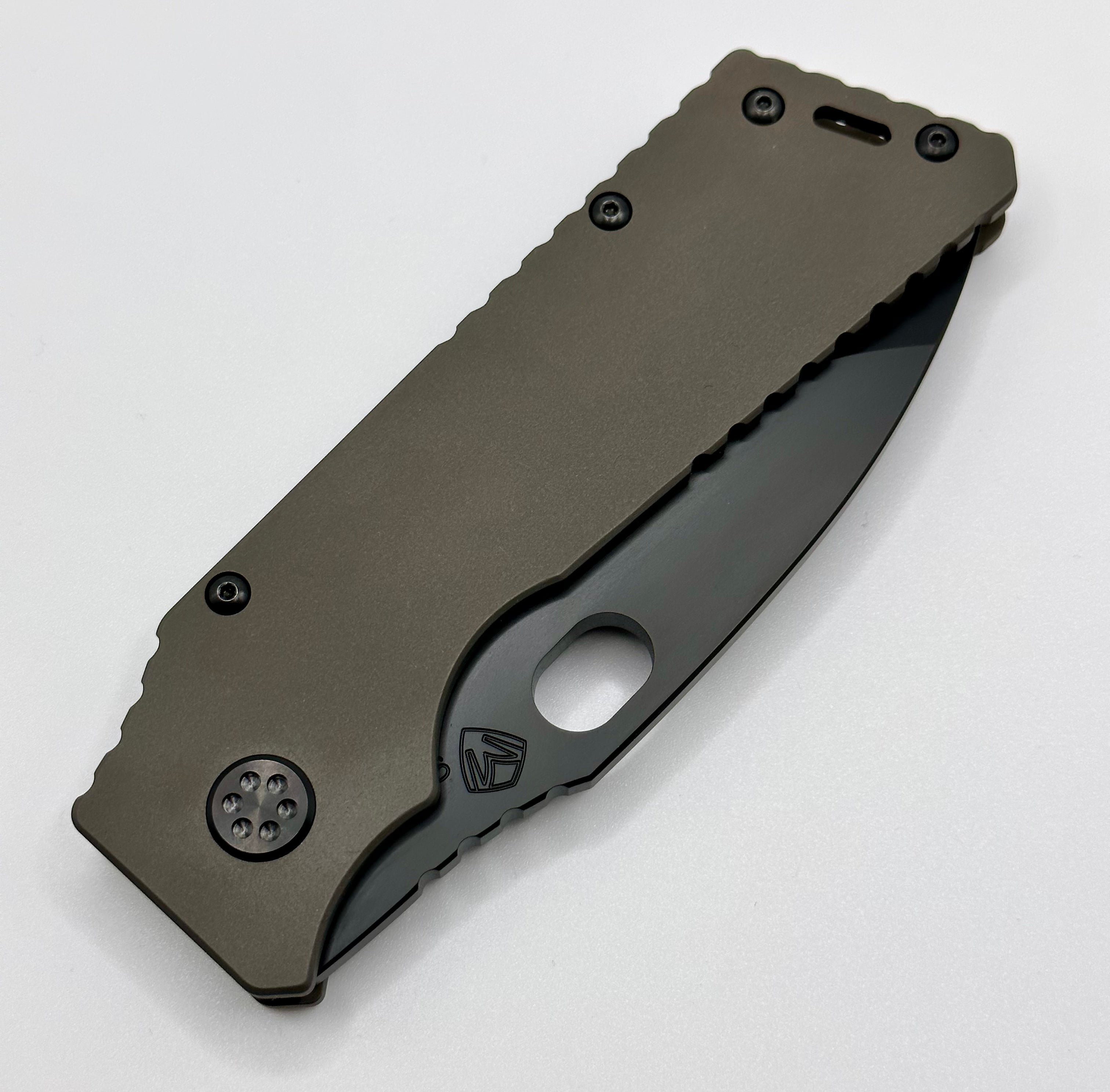 Medford TFF-1 S35VN PVD w/ Bead Blast Bronze Handles & PVD Hardware/Clip