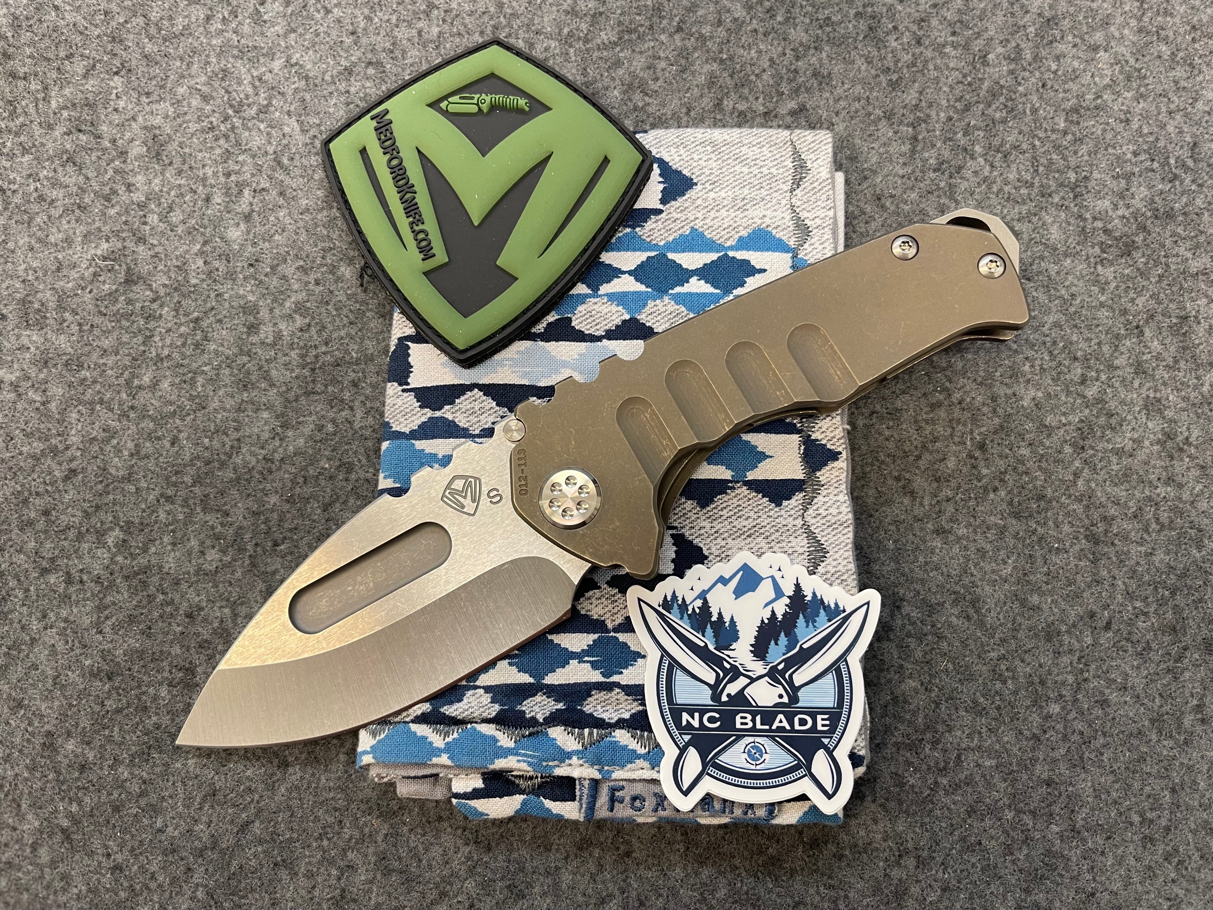 Medford Praetorian Genesis T S35VN Drop Point Bronze