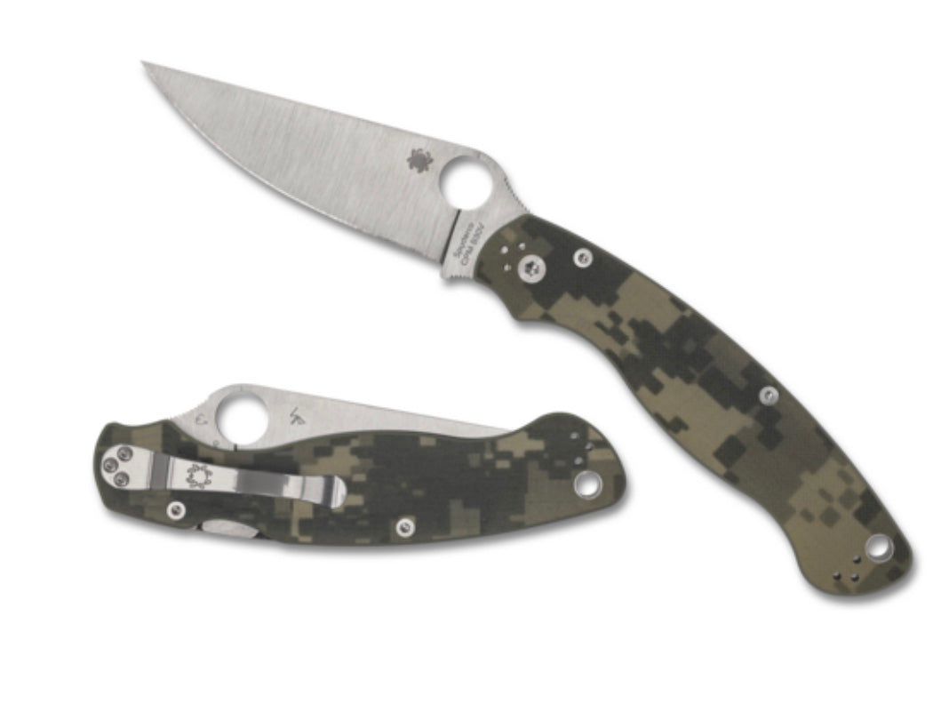 Spyderco Knives Military 2 Camo G-10 & CPM-S30V C36GPCMO2