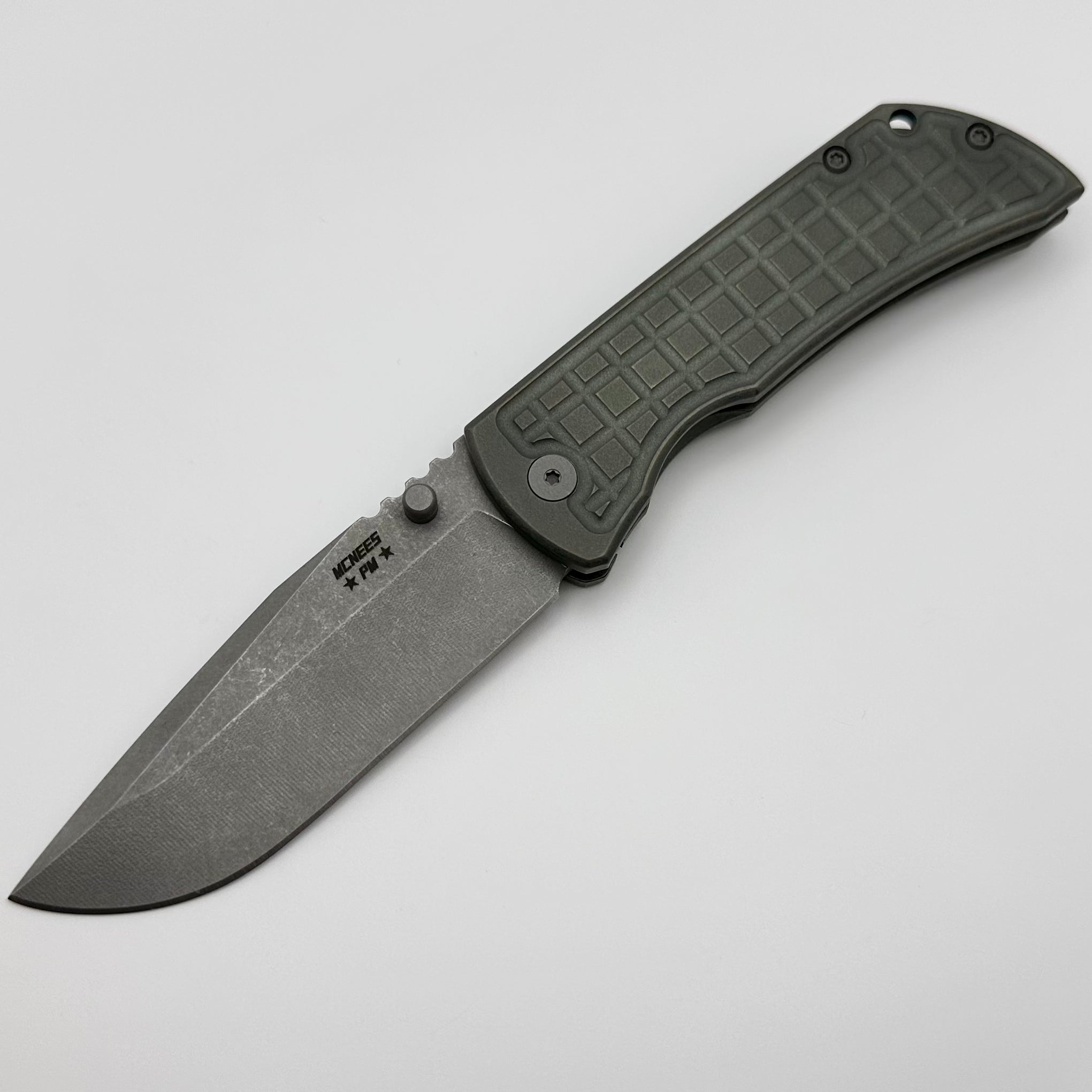 McNees Performance Machined Mac 2 3.5 Green/Bronze Frag Atomic w/ Stonewash MagnaCut GEN 2