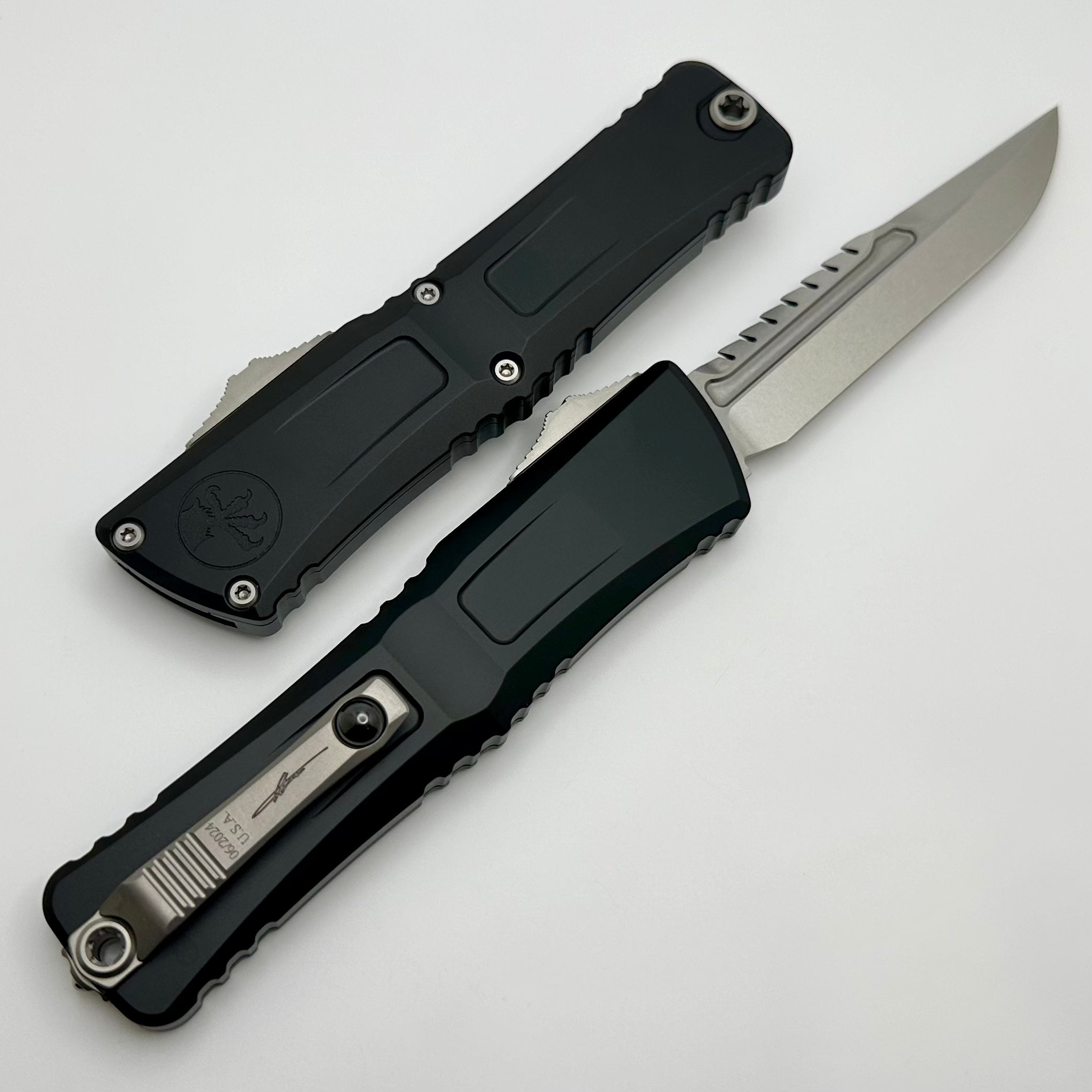 Microtech Knives Combat Troodon Gen III Interceptor Stonewash Standard Signature Series 1217-10S