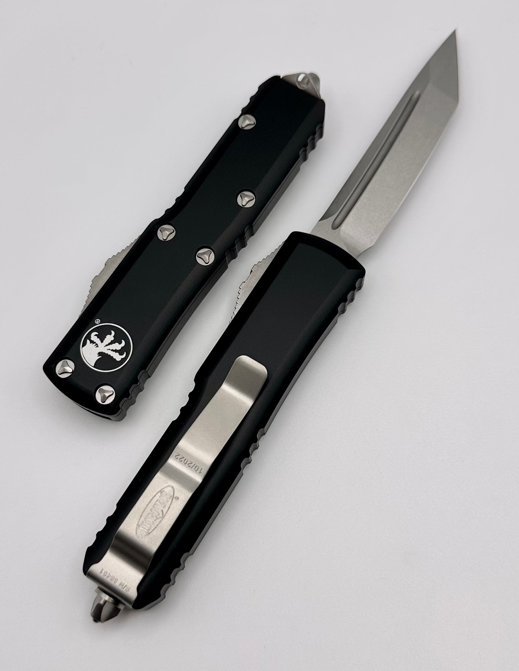 Microtech UTX-85 Tanto T/E Stonewash Standard 233-10