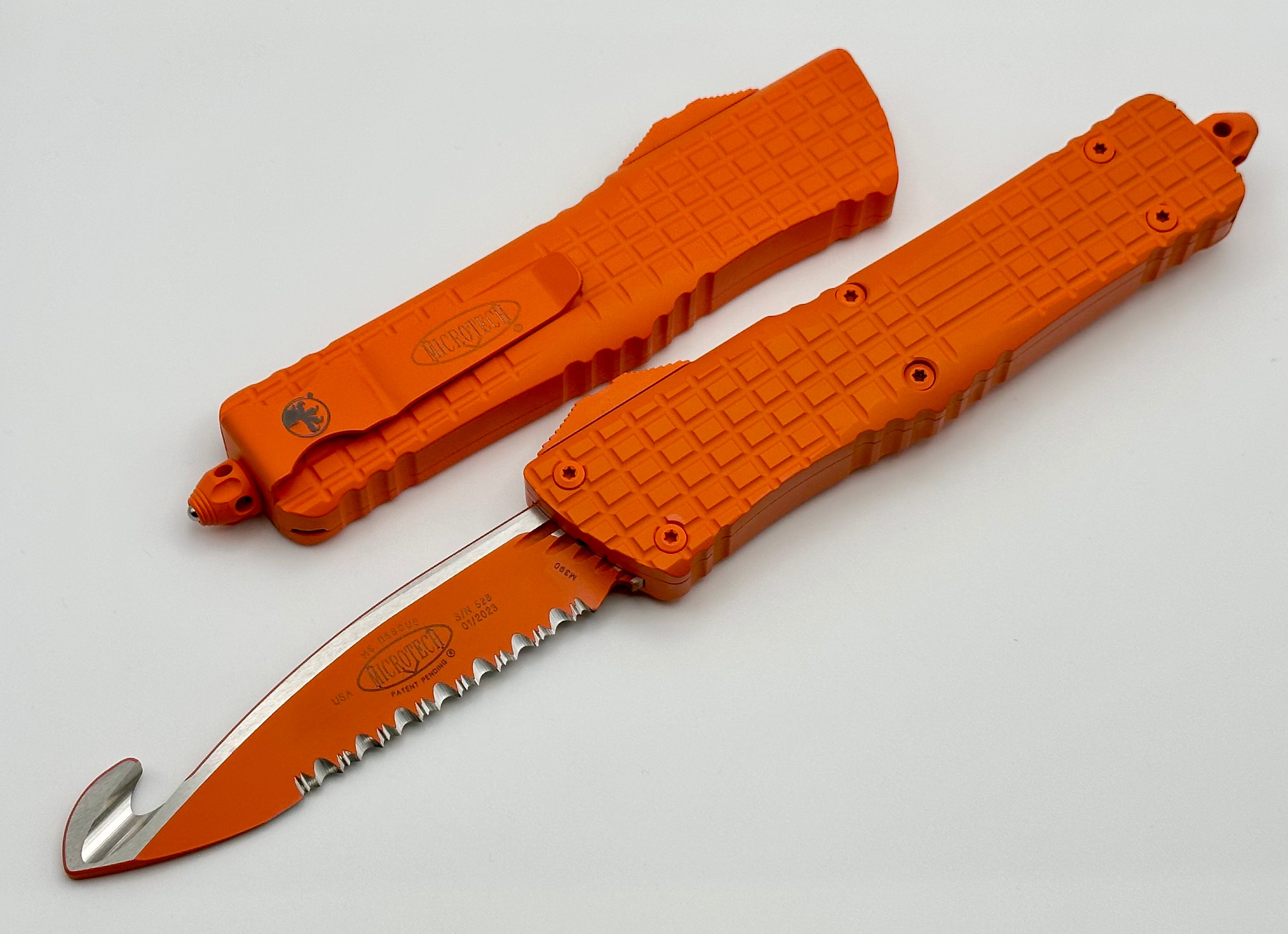 Microtech Combat Troodon Orange High Speed Rescue Tool 601-3CORHS