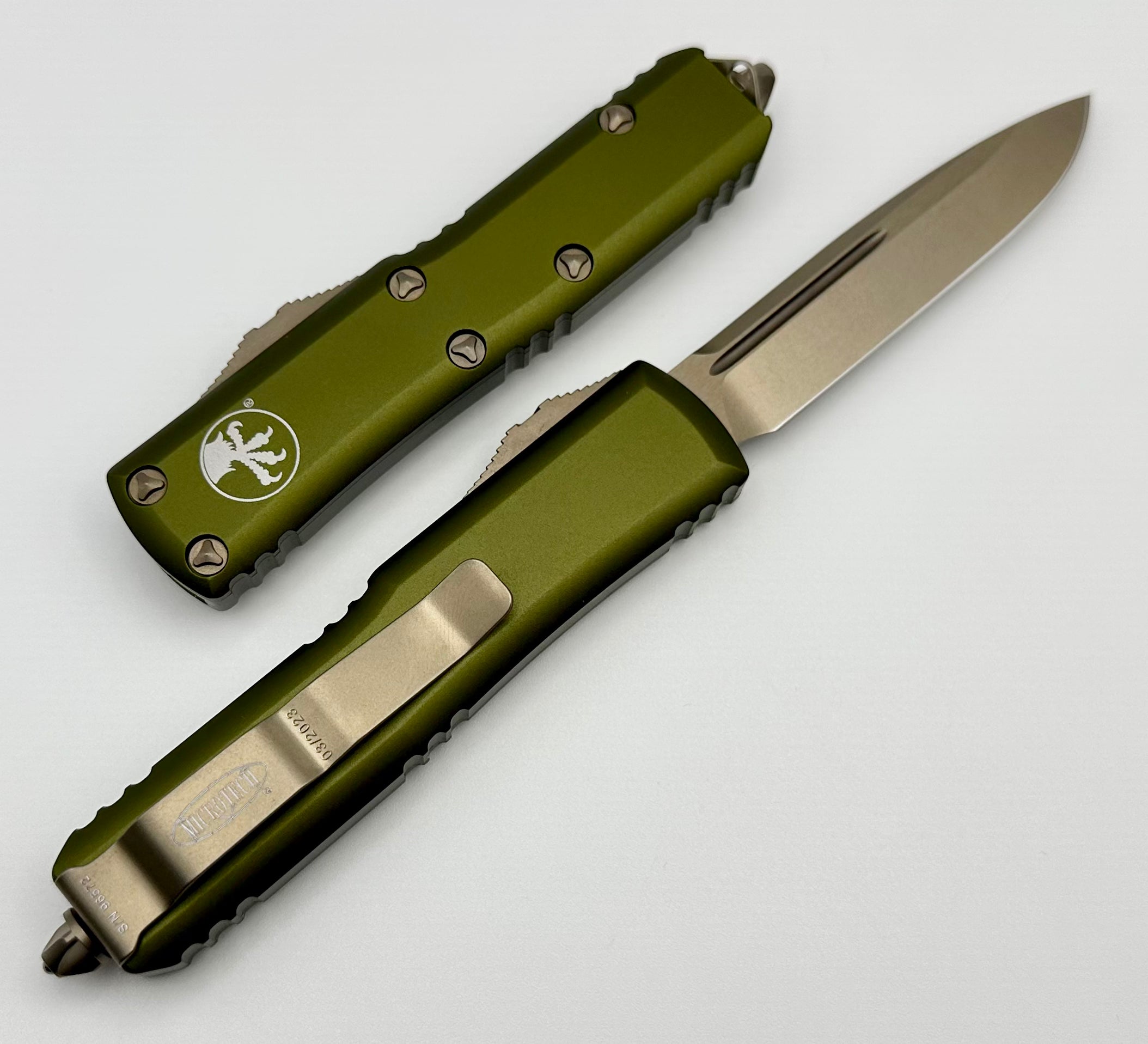 Microtech UTX-85 OD Green Bronze Standard 231-13OD