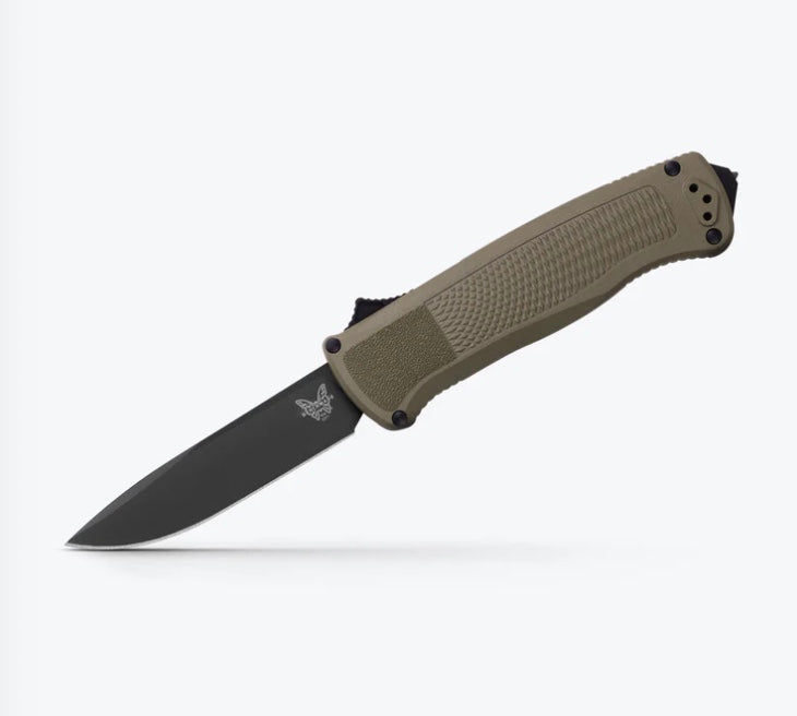 Benchmade Shootout Ranger Green Grivory & Drop Point CruWear 5371BK-01