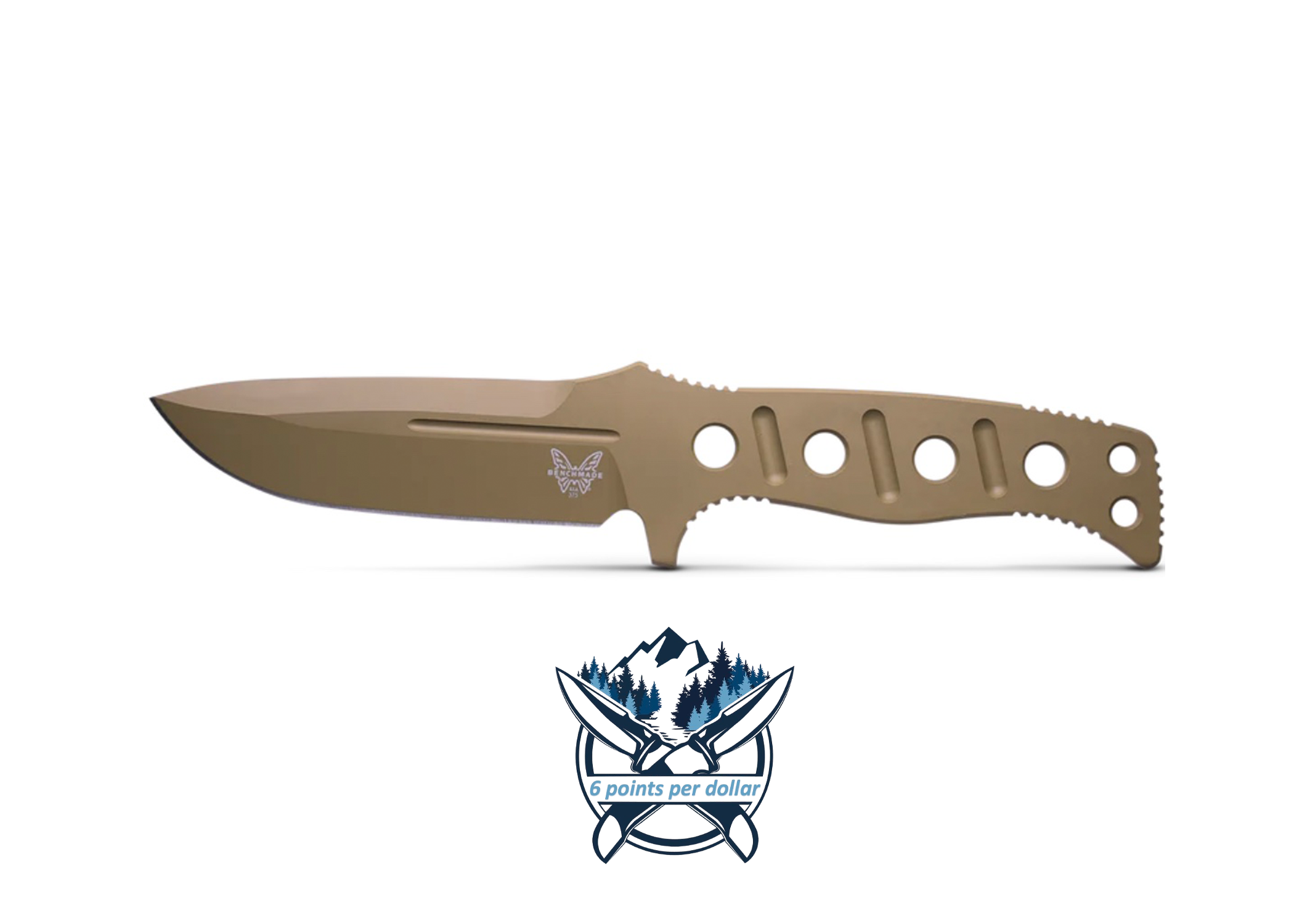 Benchmade Adamas Flat Earth Cruwear Fixed Blade 375FE-1