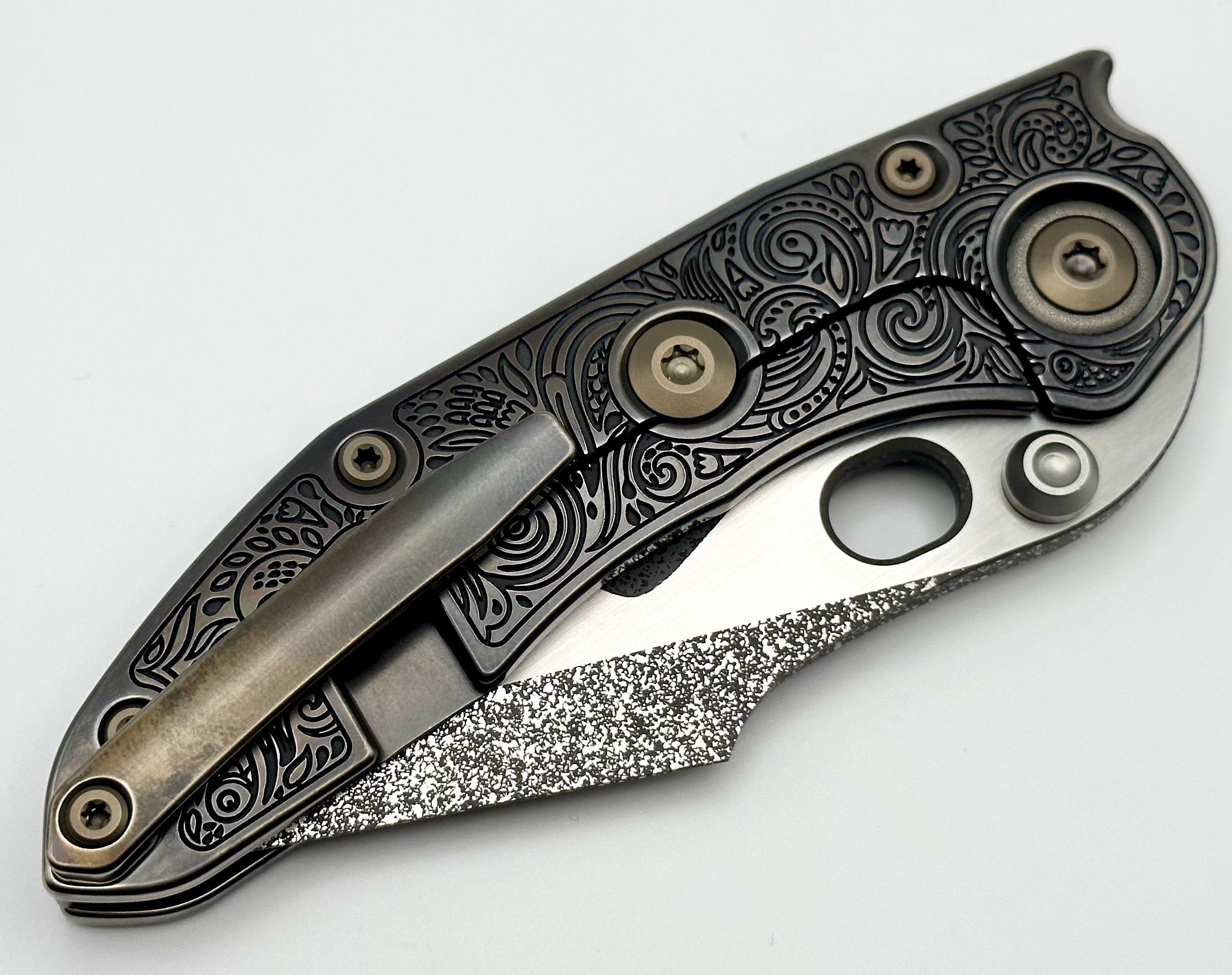 Borka Blades Custom Burnished Natas Stitch w/ Compound Grind Who Dares Wins